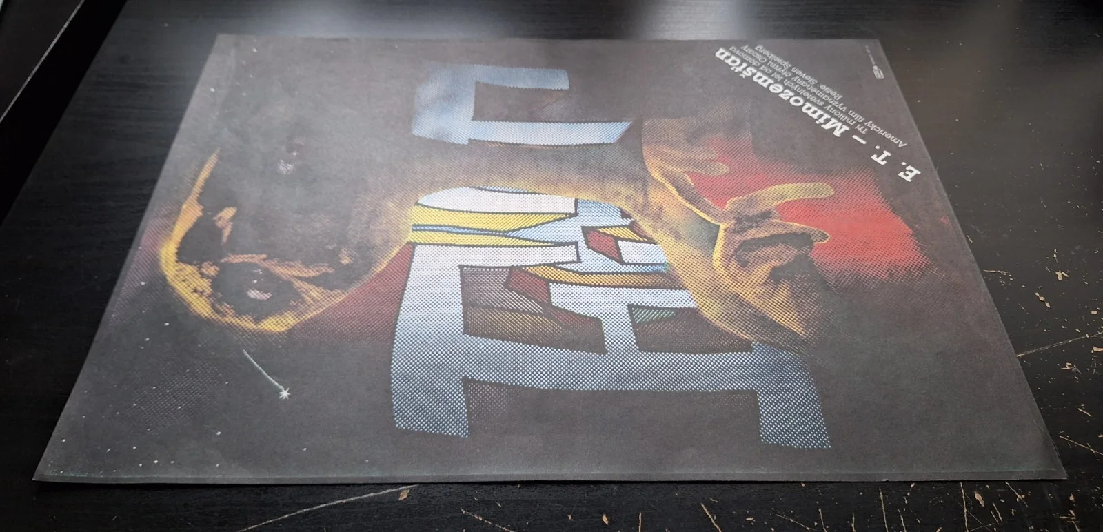 E.T. THE EXTRA-TERRESTRIAL, STEVEN SPIELBERG, A3 CZECH MOVIE POSTER, ZIEGLER Z., изображение 4