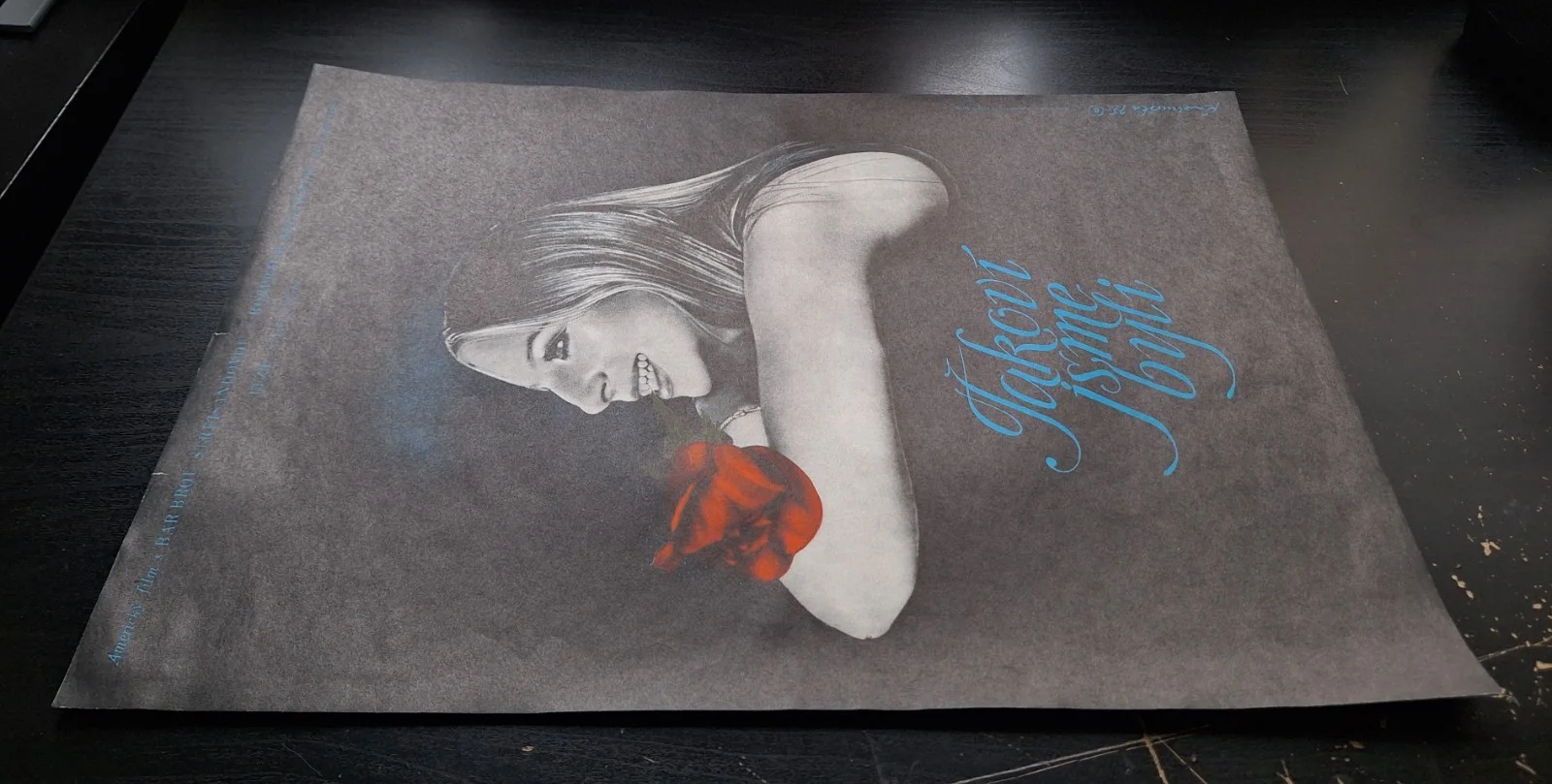 THE WAY WE WERE, BARBRA STREISAND, A3 CZECH MOVIE POSTER, DIMITRIJ KADRNOZKA, изображение 2
