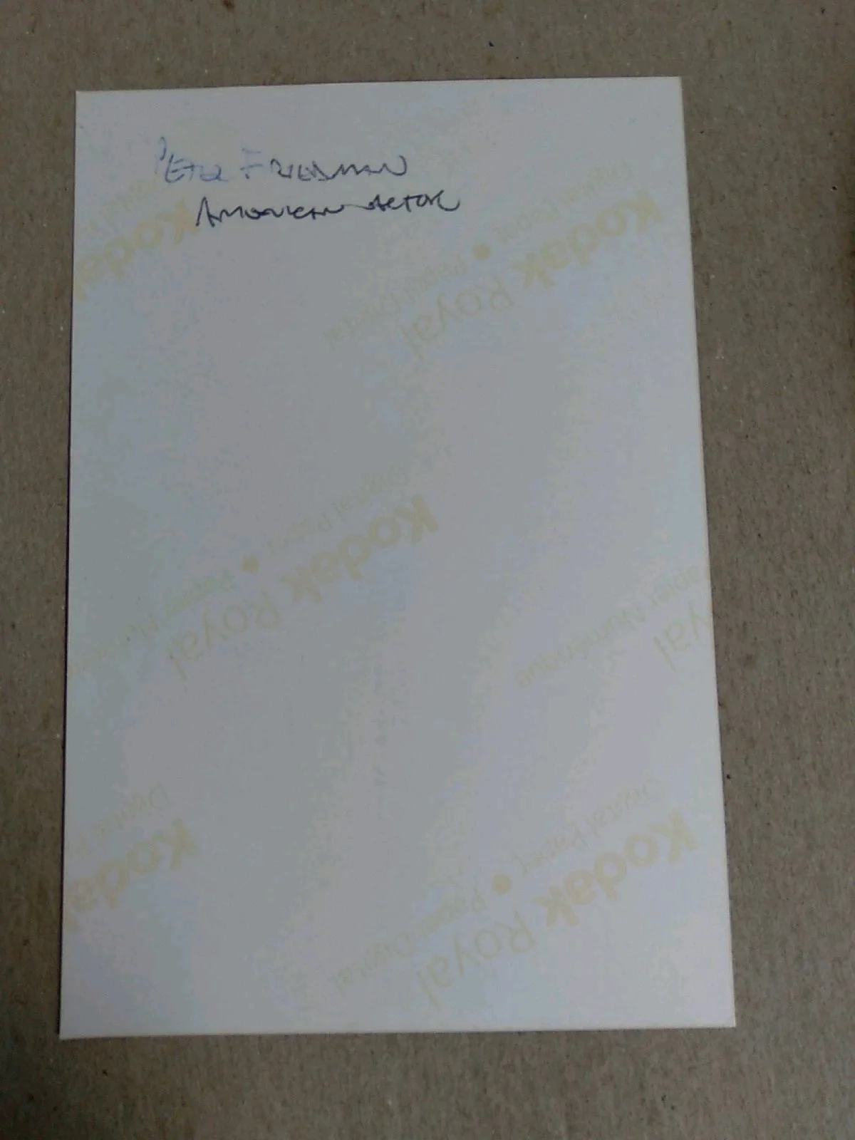 Peter Friedman American Actor Autographed 6x4 Photo Signed, image 4
