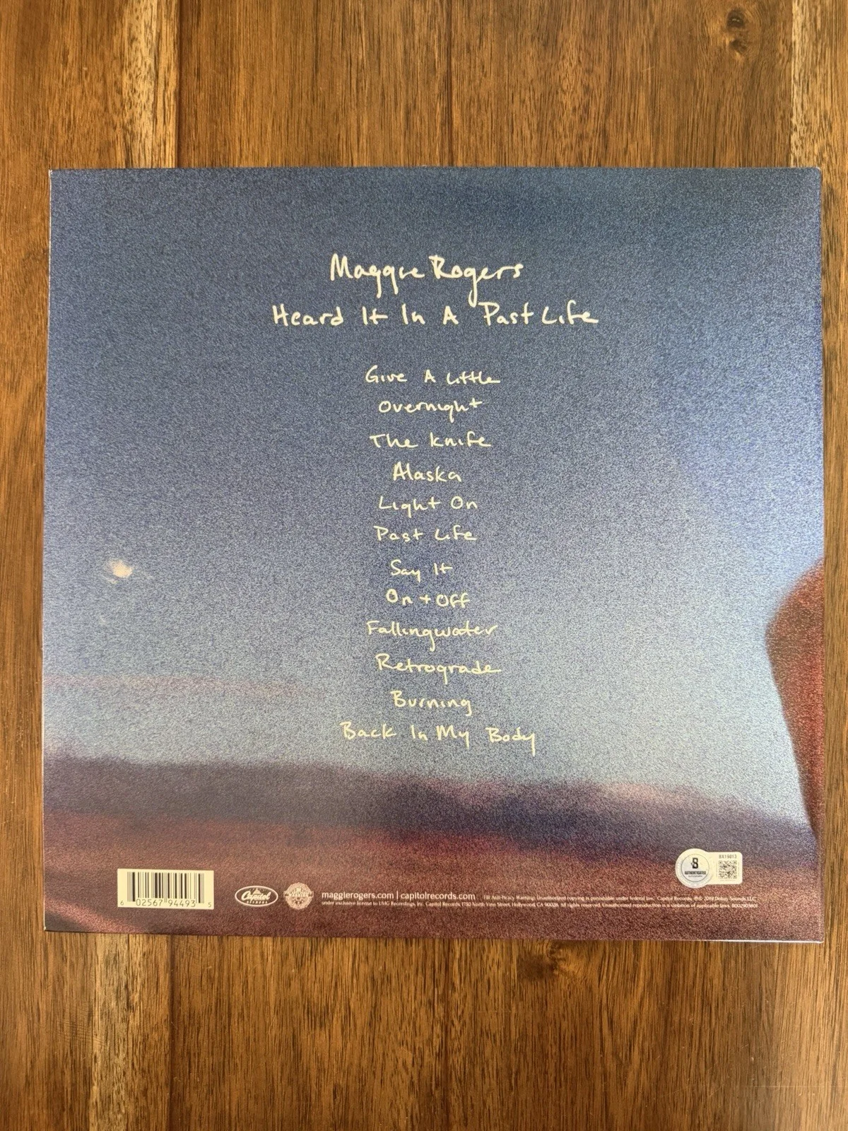 ‘Maggie Rogers’ Signed Vinyl Album ‘Heard It In A Past Life’ Autograph Beckett, изображение 2