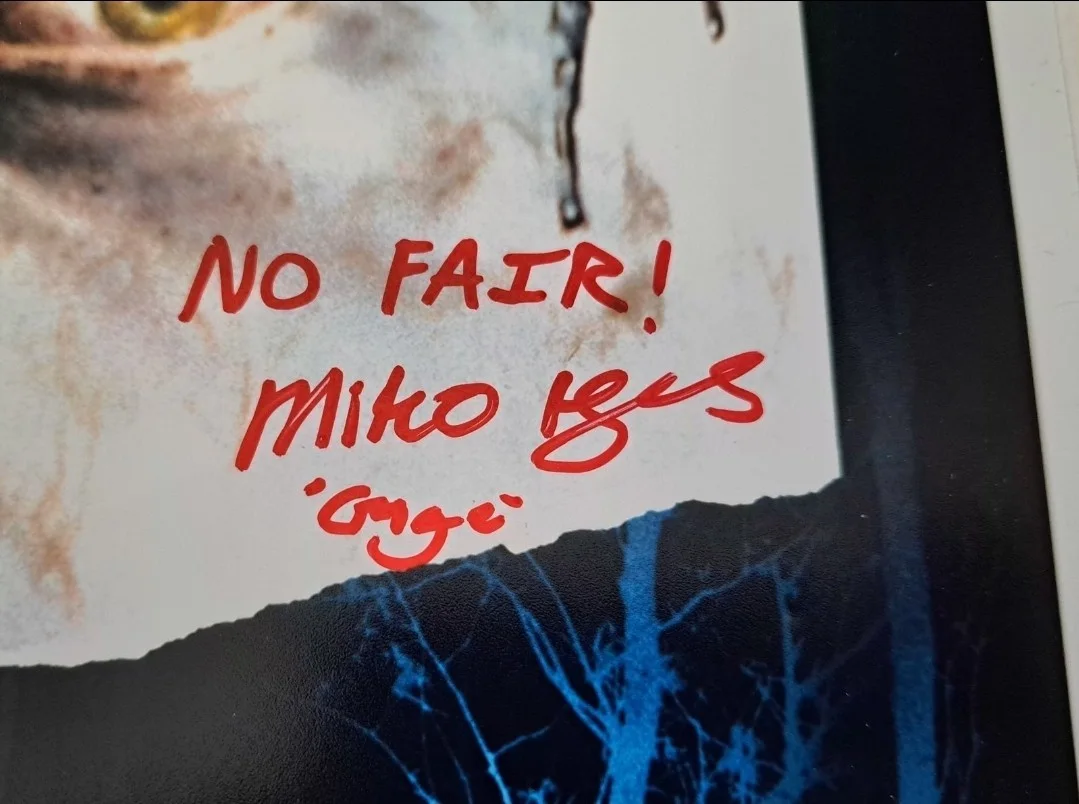 MIKO HUGHES Signed & Inscribed "Pet Sematary" 11x17 Mini Movie Poster Photo JSA, изображение 4