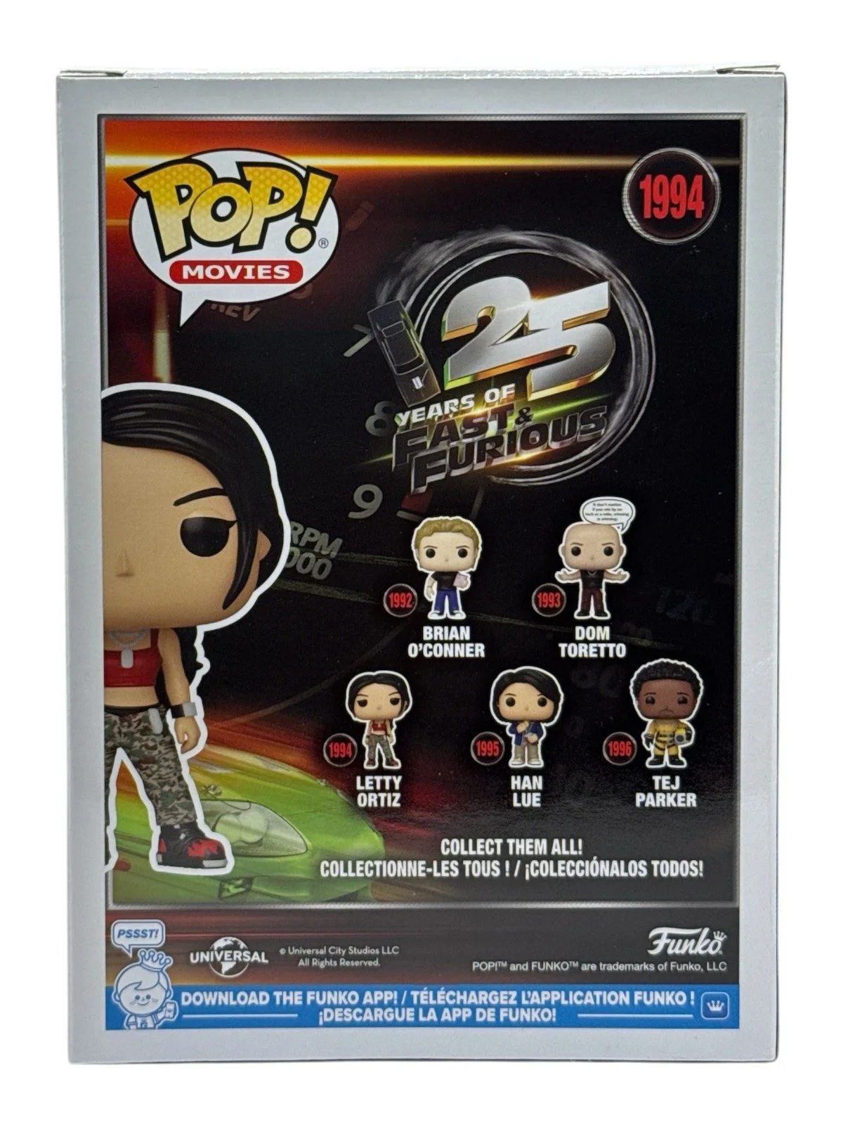 Michelle Rodriguez — Michelle Rodriguez Signed Fast & Furious Letty Ortiz Funko Pop Beckett COA, image 2