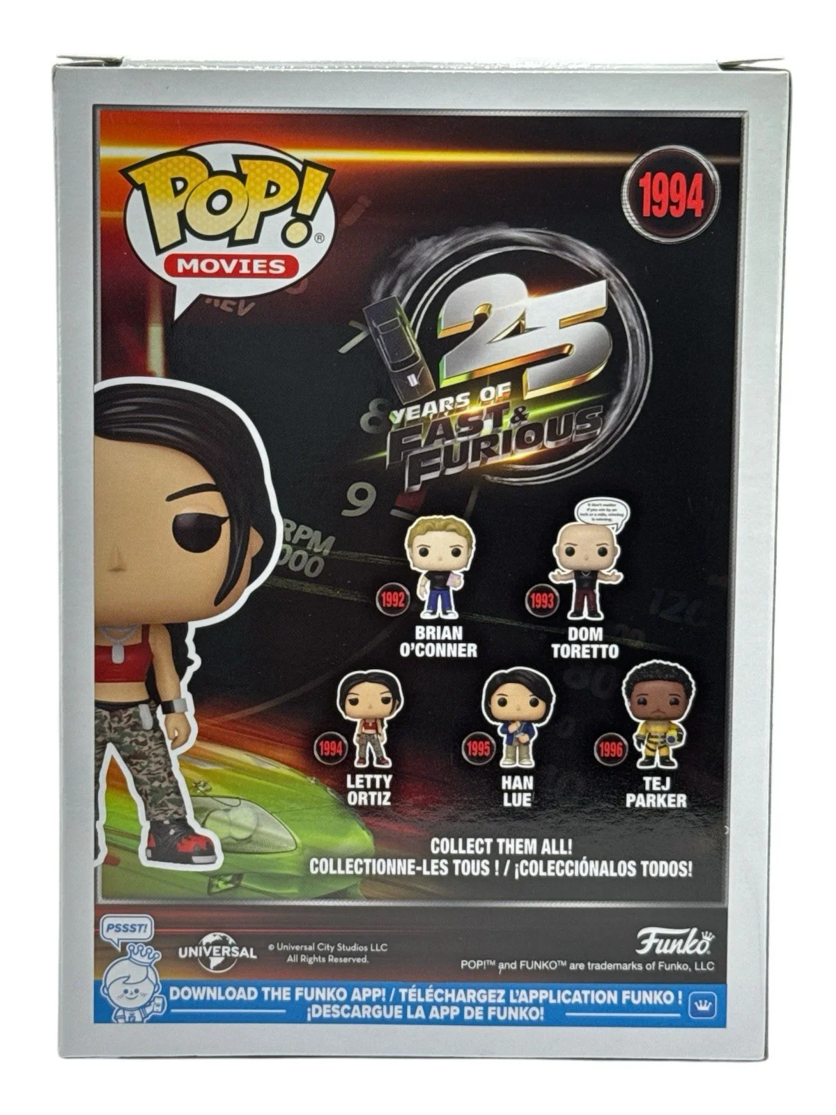 Michelle Rodriguez — Michelle Rodriguez Signed Fast & Furious Letty Ortiz Funko Pop Beckett COA, image 2