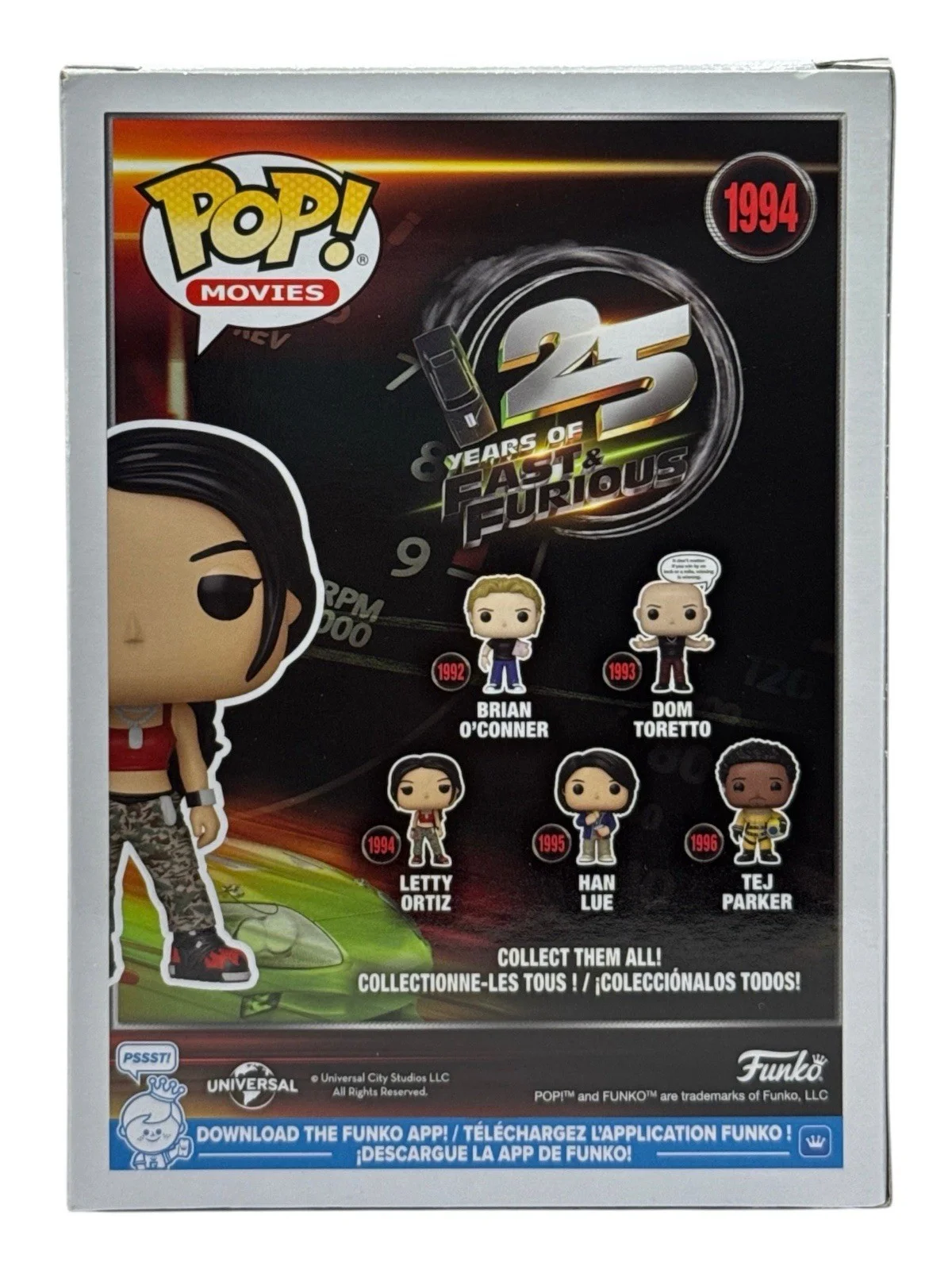 Michelle Rodriguez — Michelle Rodriguez Signed Fast & Furious Letty Ortiz Funko Pop Beckett COA, изображение 2