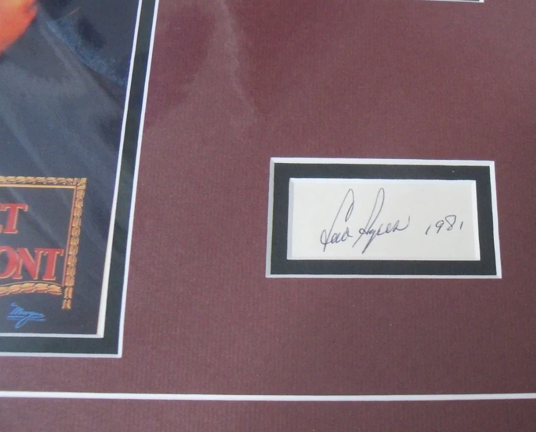 Lew Ayres, William Bakewell — All Quiet on the Western Front signed card with photo COA Lew Ayres Bakewell, image 2