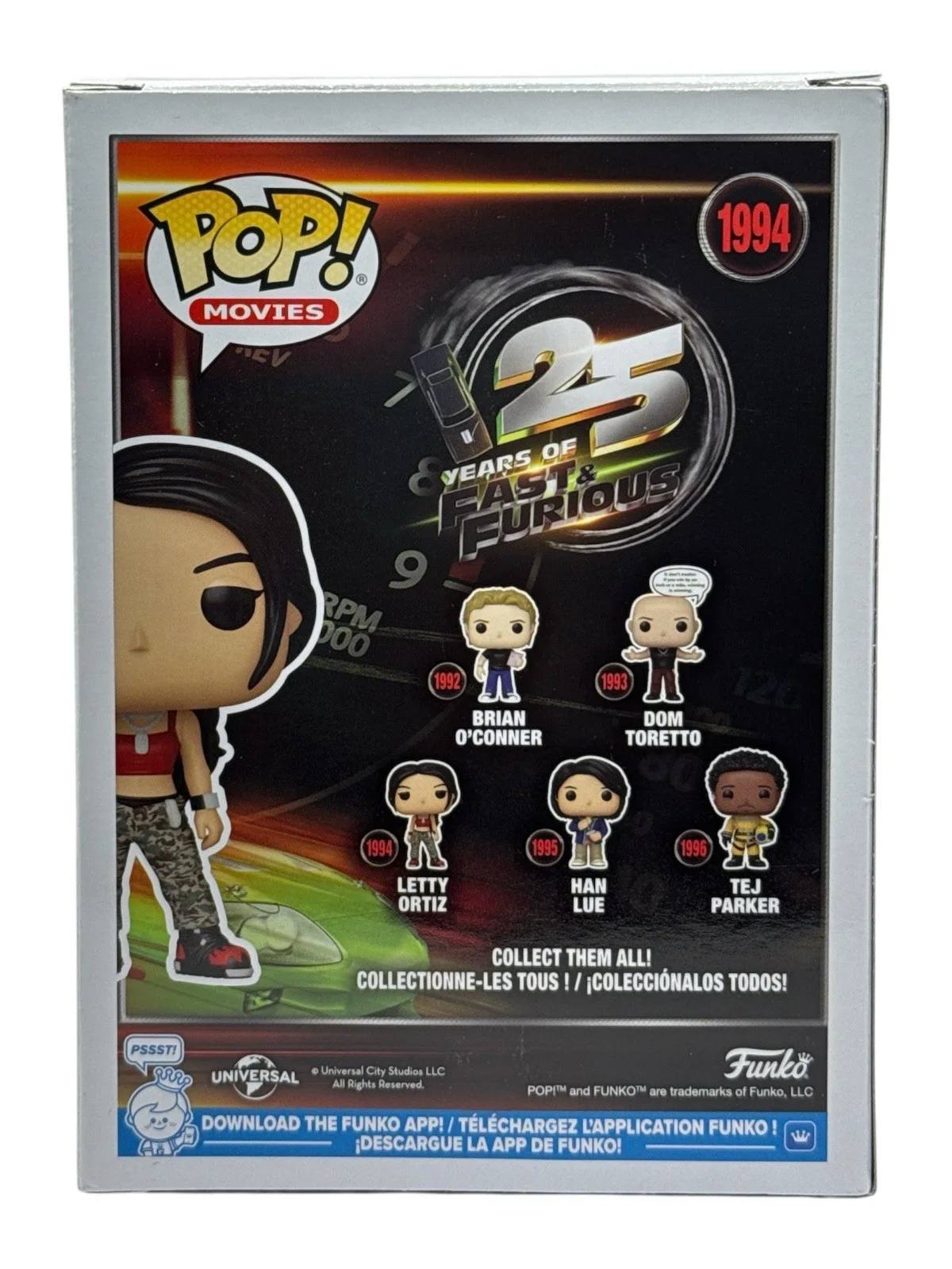 Michelle Rodriguez — Michelle Rodriguez Signed Fast & Furious Letty Ortiz Funko Pop Beckett COA, image 2