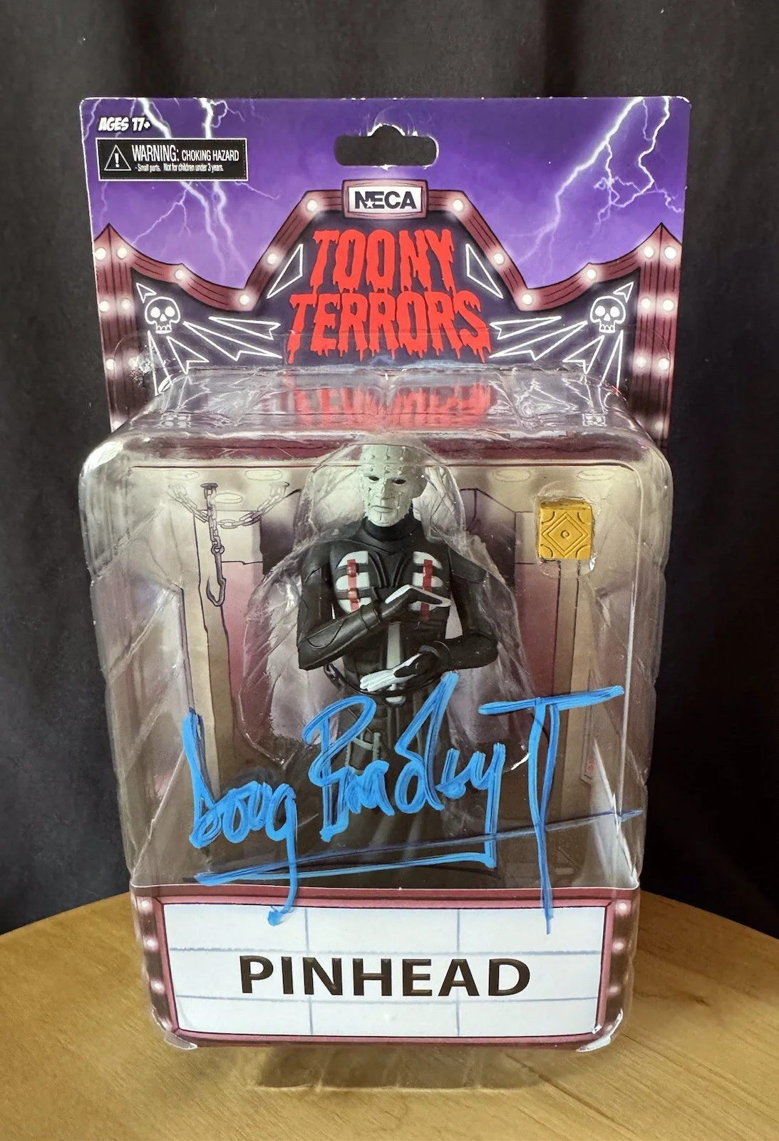 Doug Bradley — 2019 Toony Terrors NECA 🔥 Pinhead ~ DOUG BRADLEY 🔥 JSA/COA with PROTECTOR, image 2
