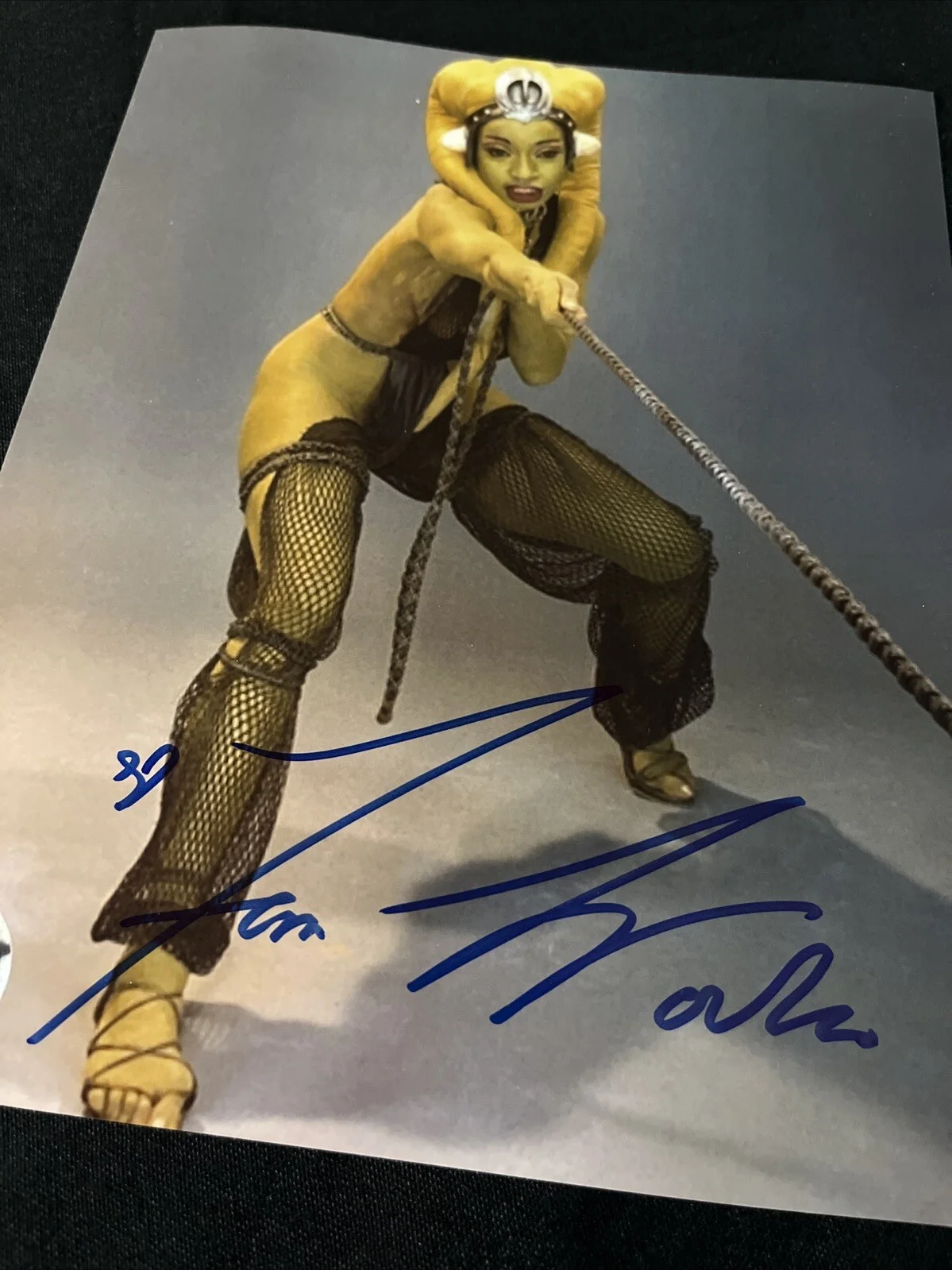 Femi Taylor — Femi Taylor OOLA Signed 8x10 Photo Sexy STAR WARS RETURN OF THE JEDI Autograph, изображение 2