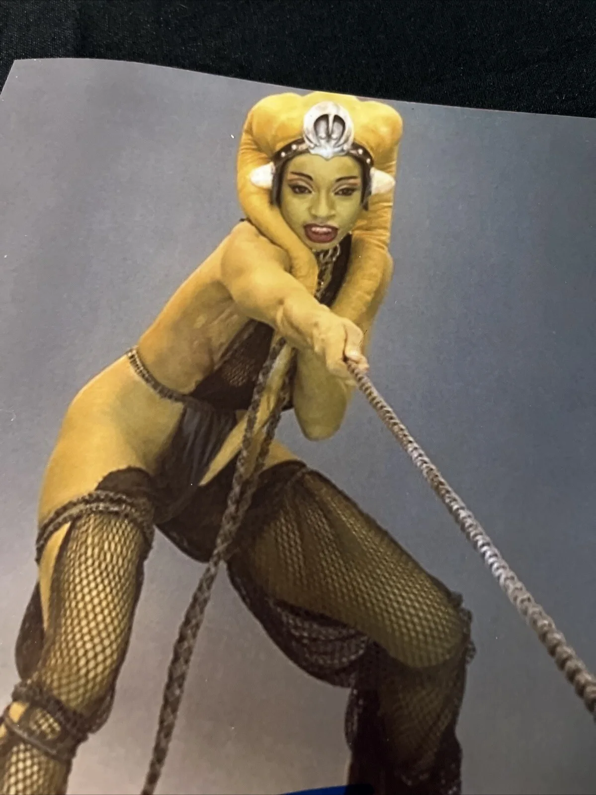 Femi Taylor — Femi Taylor OOLA Signed 8x10 Photo Sexy STAR WARS RETURN OF THE JEDI Autograph, изображение 3