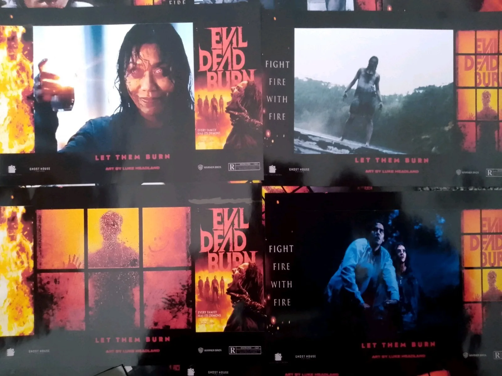 Evil Dead Burn 2026. 22 Glossy Promotional 7x5ins Unofficial Lobby Prints. New, image 4