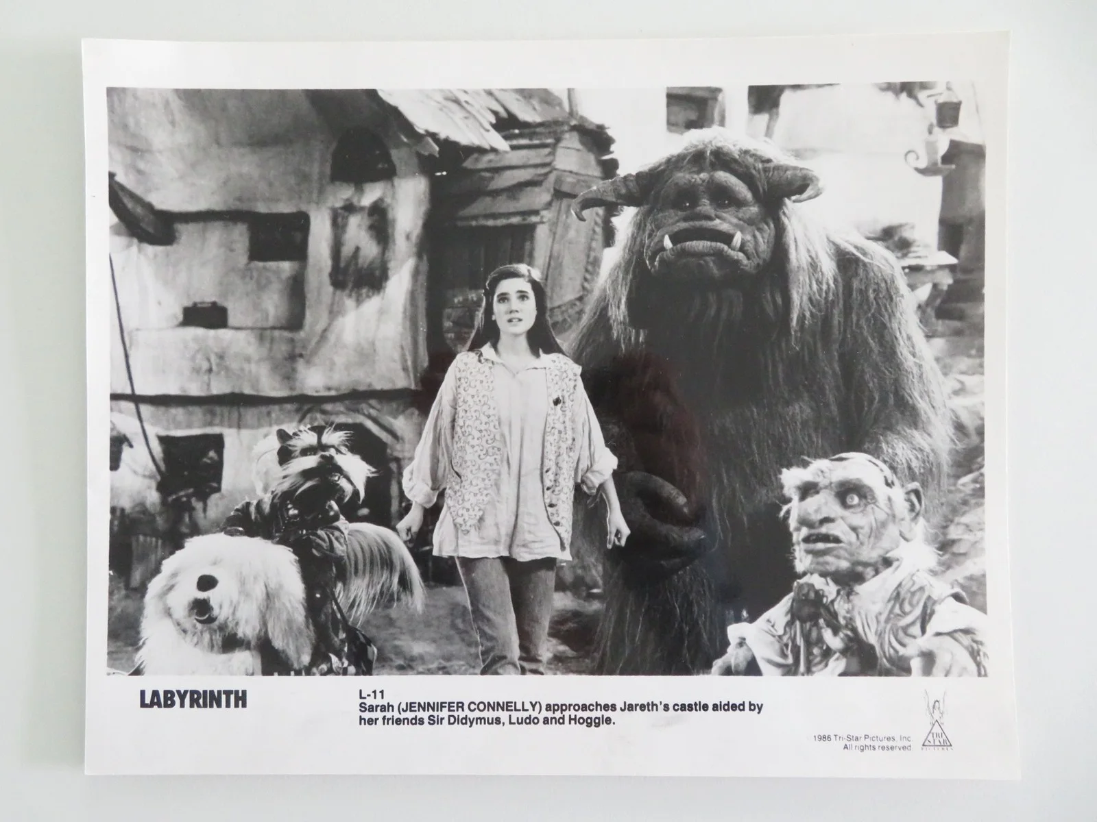 Labyrinth Movie Still Photo Lot Of 3 David Bowie Jennifer Connelly 1986, изображение 3