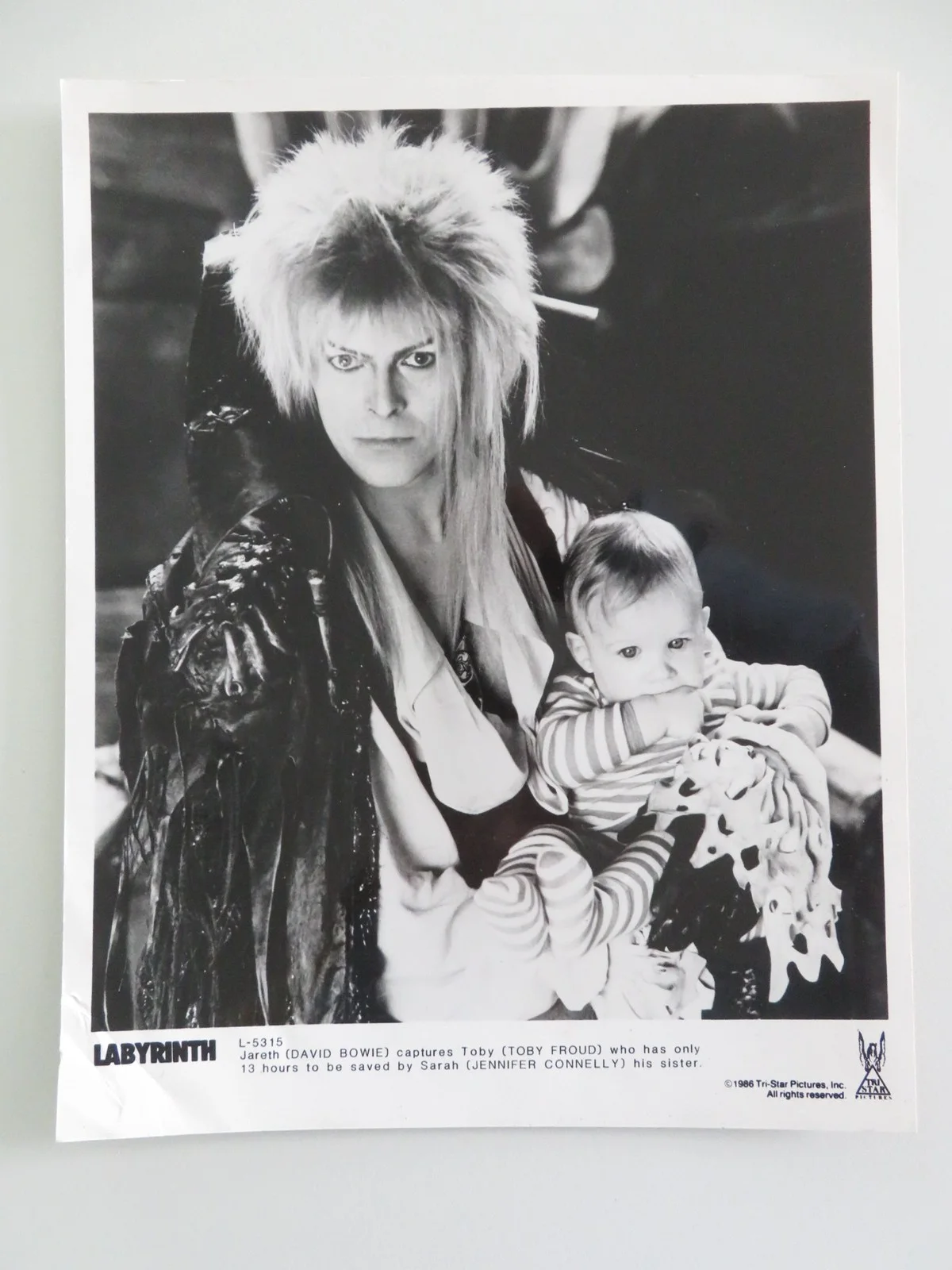 Labyrinth Movie Still Photo Lot Of 3 David Bowie Jennifer Connelly 1986, изображение 4