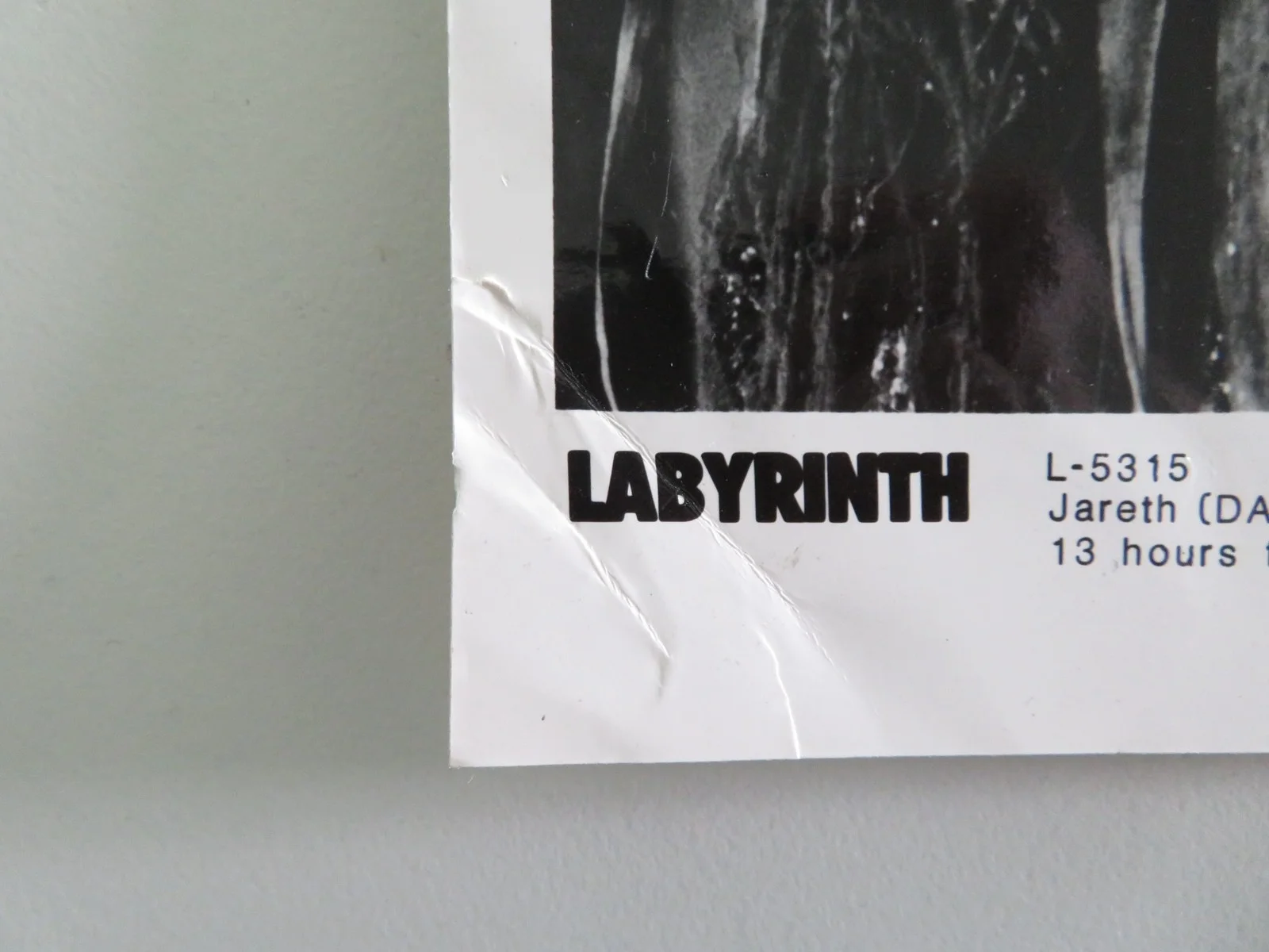 Labyrinth Movie Still Photo Lot Of 3 David Bowie Jennifer Connelly 1986, изображение 5