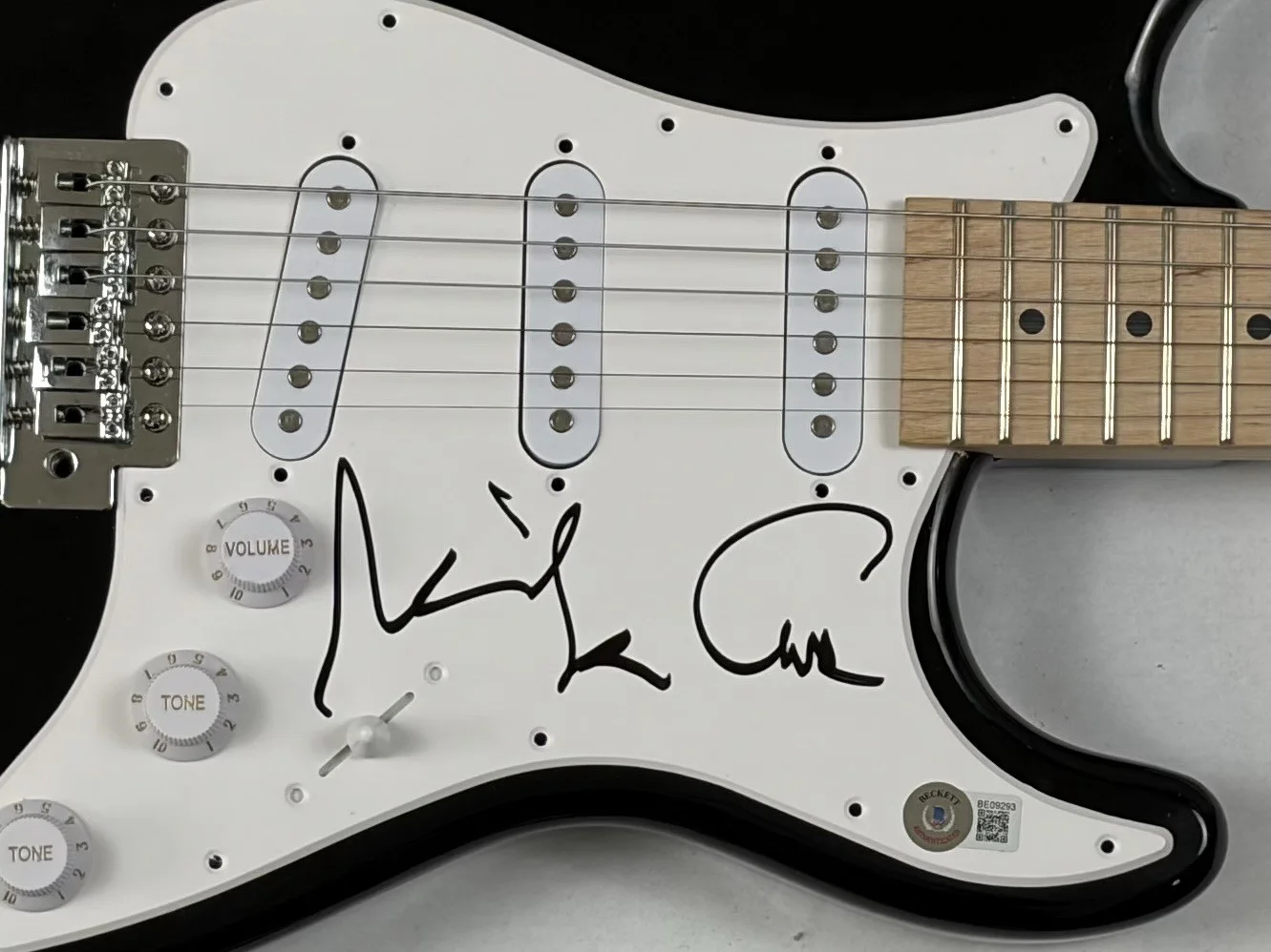 Nick Cave Signed Autograph Electric Guitar The Bad Seeds Musician Beckett COA, image 4