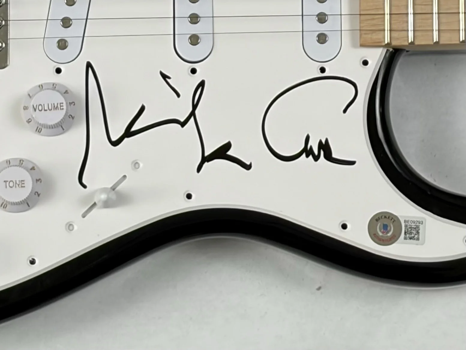 Nick Cave Signed Autograph Electric Guitar The Bad Seeds Musician Beckett COA, image 5