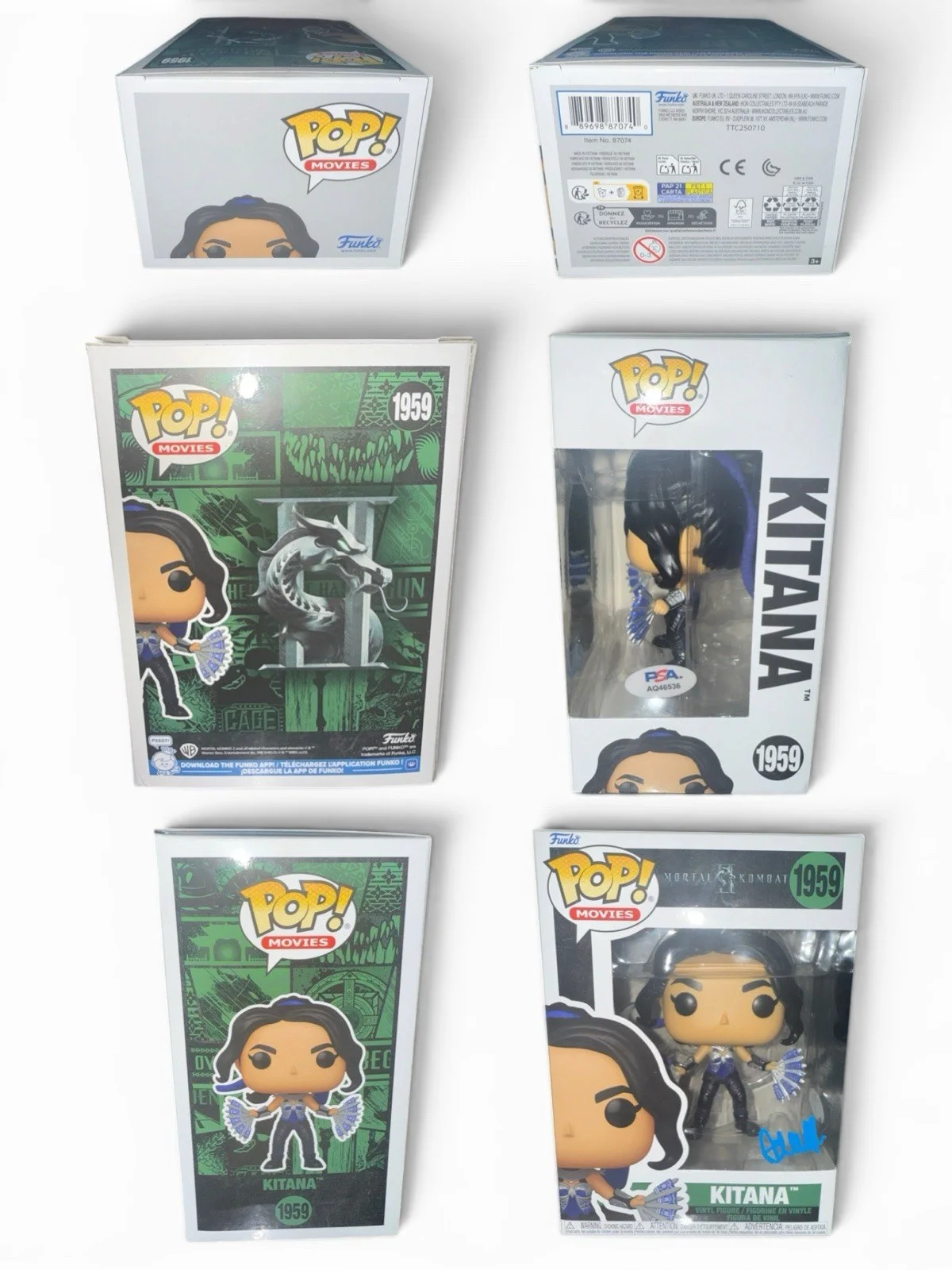 Adeline Rudolph — Adeline Rudolph autographed Mortal Kombat 2 Signed Funko Pop Kitana *, image 2