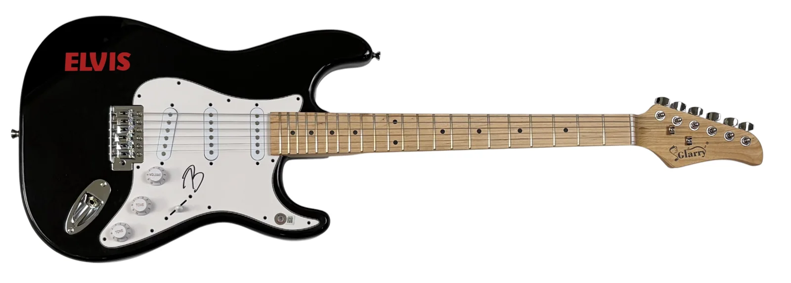 Austin Butler — Austin Butler Signed Autograph Electric Guitar Elvis Presley Movie Beckett COA, изображение 2