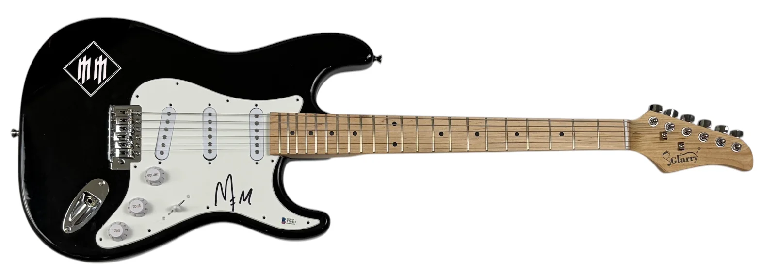 Marilyn Manson Signed Autographed Electric Guitar Beckett BAS COA, image 2