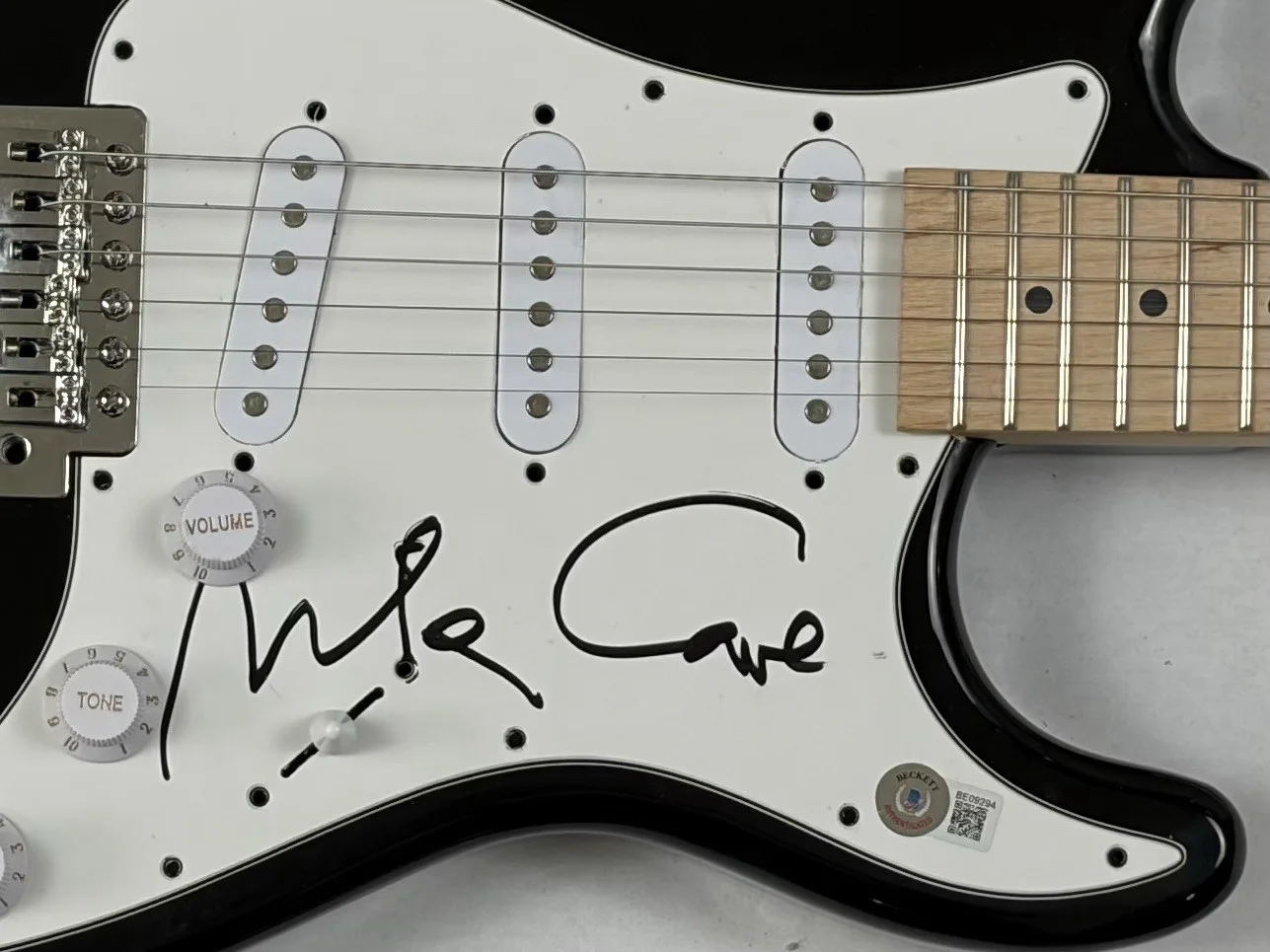Nick Cave Signed Autograph Electric Guitar The Bad Seeds Musician Beckett COA, изображение 4