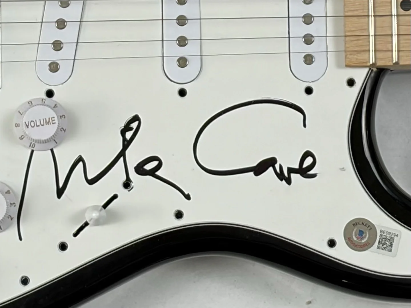 Nick Cave Signed Autograph Electric Guitar The Bad Seeds Musician Beckett COA, изображение 5
