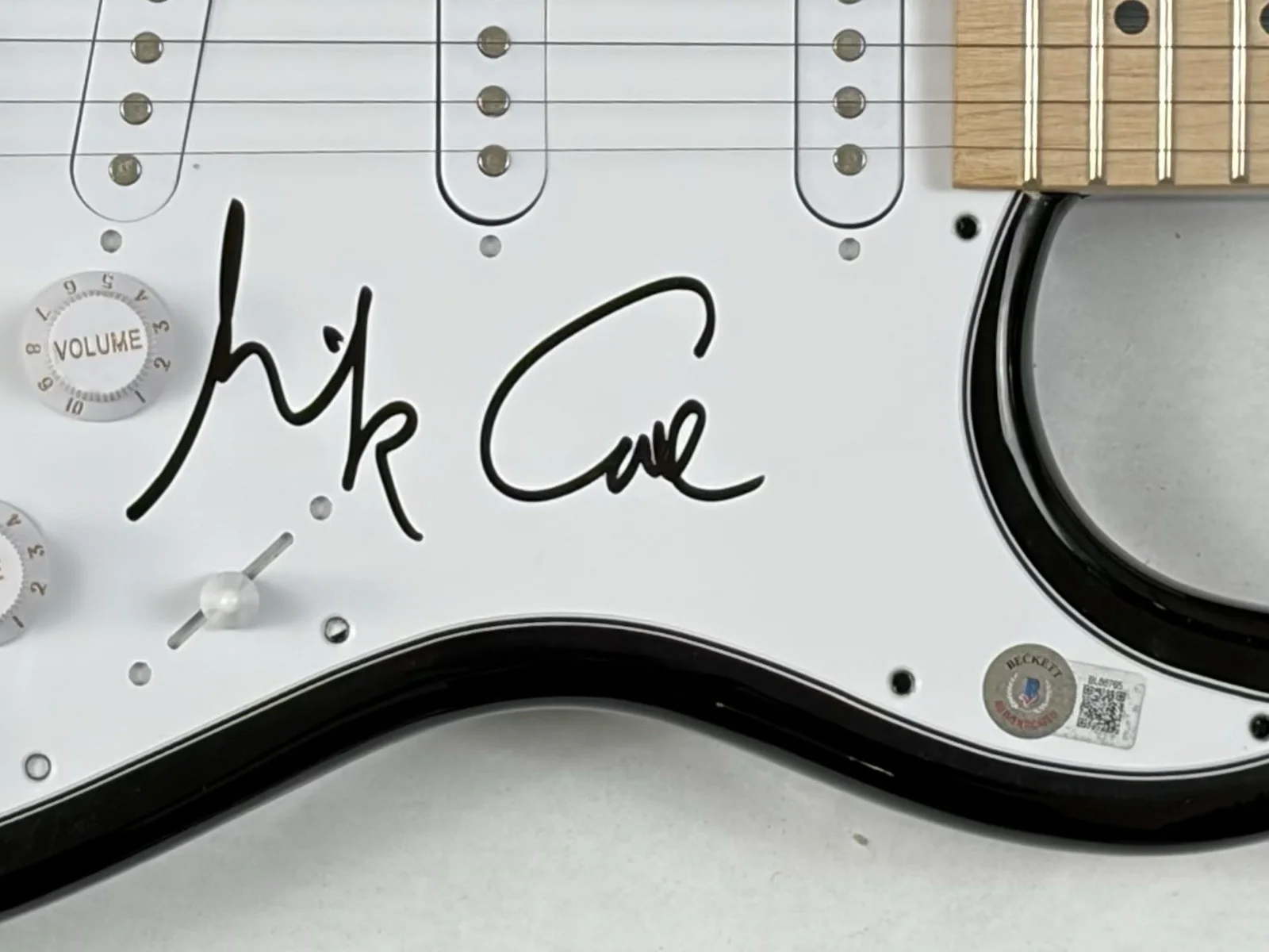 Nick Cave Signed Autograph Electric Guitar The Bad Seeds Beckett COA, изображение 5