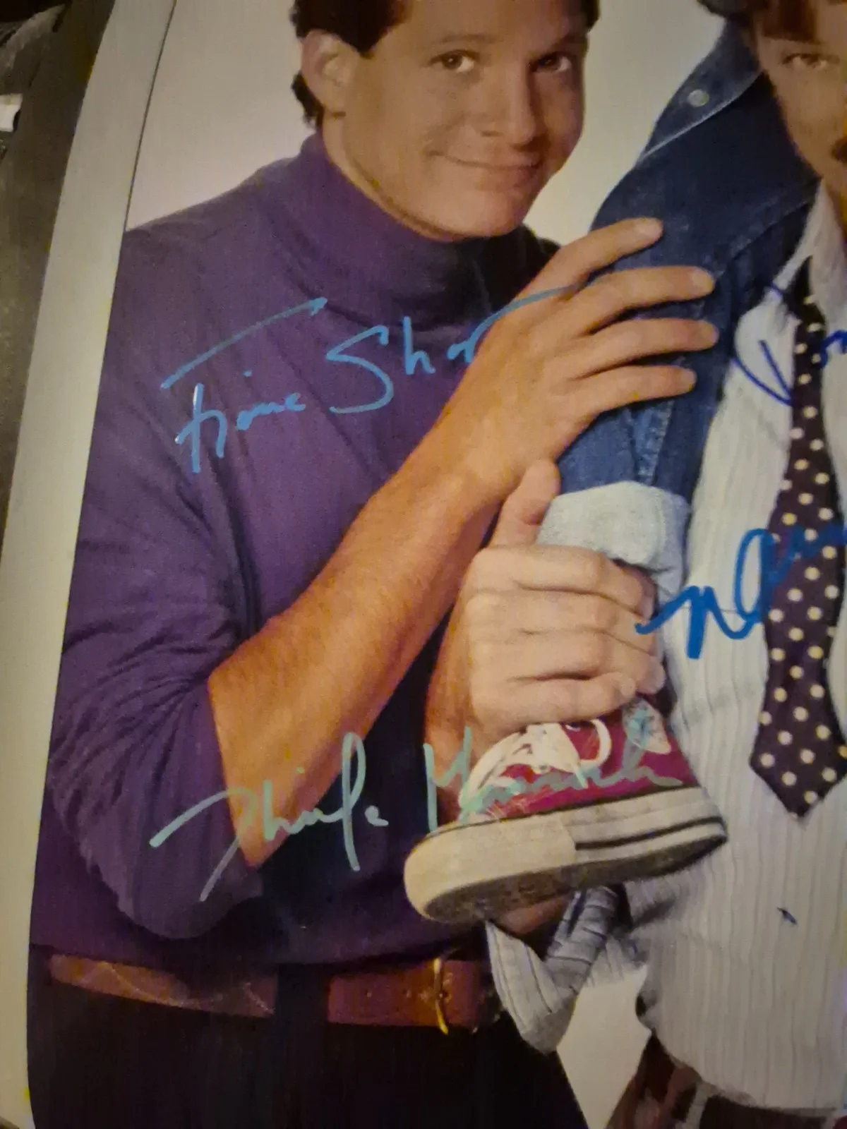 SEE BELOW — THREE MEN AND A LITTLE LADY-CAST SIGNED , 1-SHEET MOVIE POSTER ekim, image 4