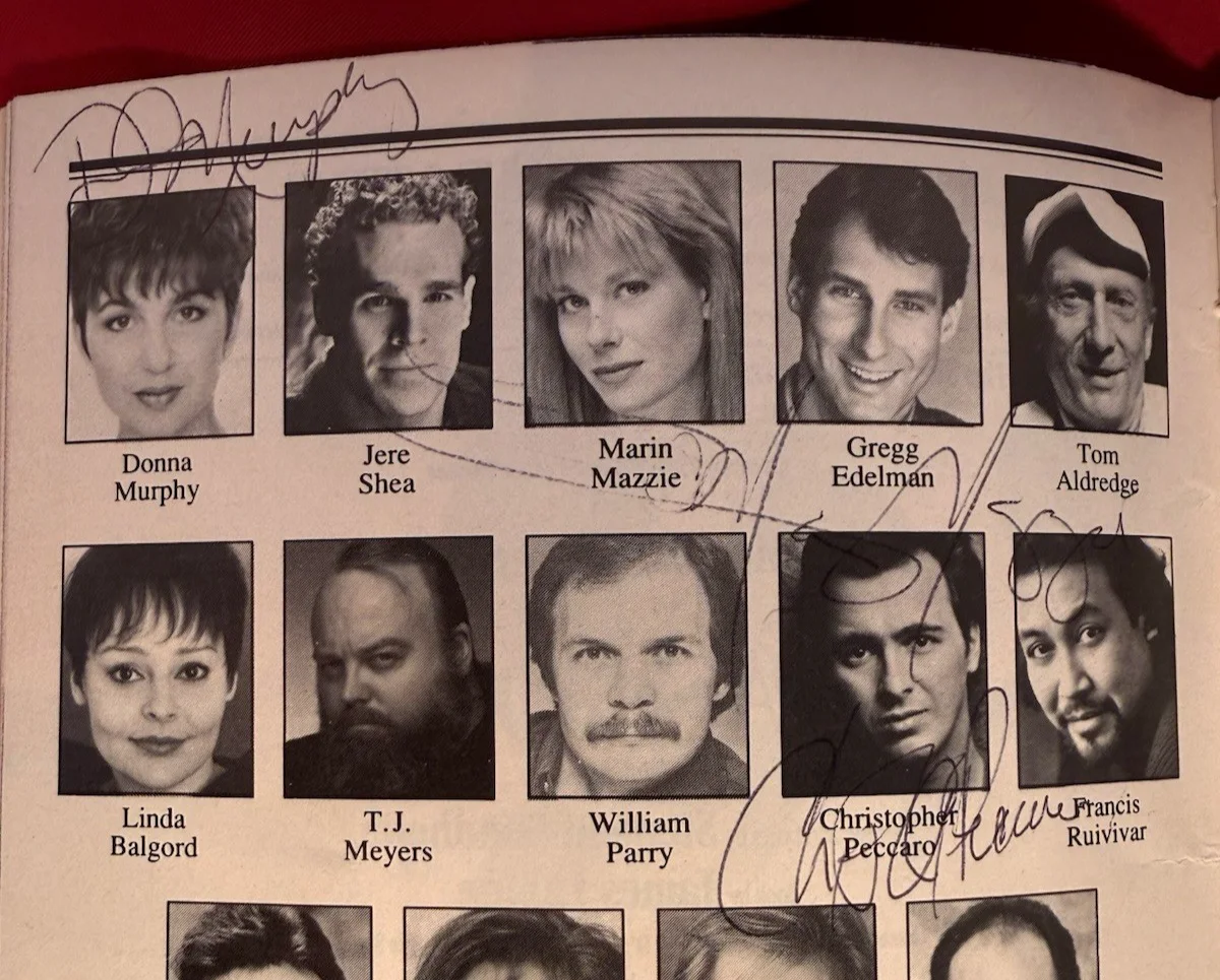 Donna Murphy, Marin Mazzie, Christopher Peccaro — Broadway Theater Memorabilia Playbills Autographs Passion Donna Murphy, изображение 5