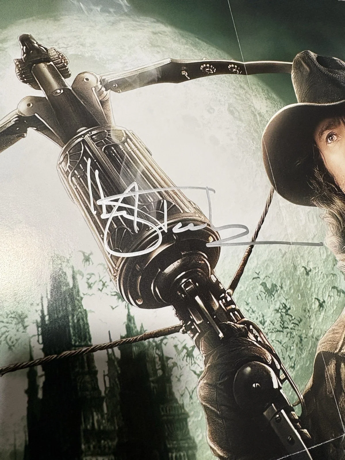 Hugh Jackman Signed 16x23 Double Sided Van Helsing Movie Poster SWAU Auto, image 2