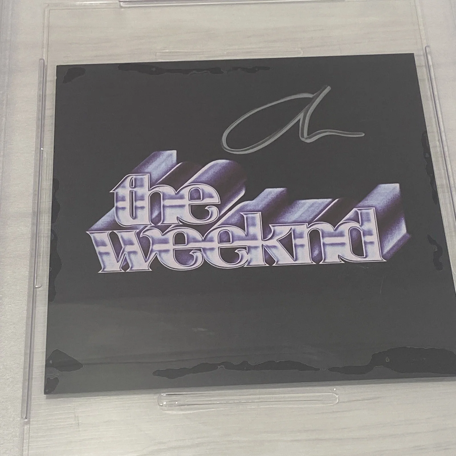 The Weeknd Signed Dawn FM CD Cover PSA DNA COA Encapsulated, изображение 2