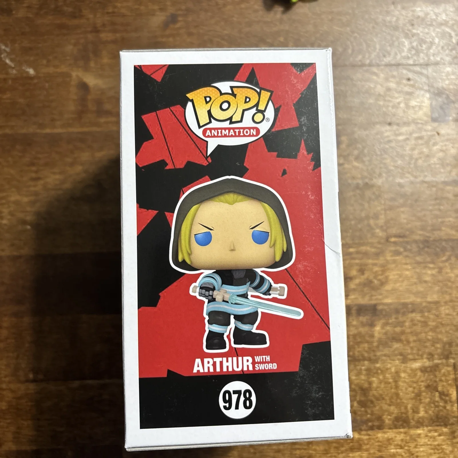 Eric Vale — Eric Vale ARTHUR Signed Funko Pop 978 Fire Force JSA, image 5
