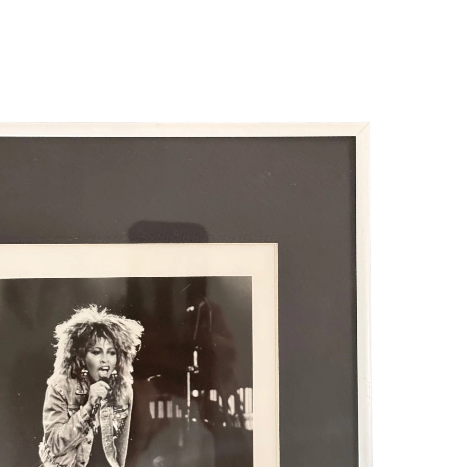 Vintage Tina Turner Signed 1986 Capitol Records Framed Promo Photo 15x11, изображение 4