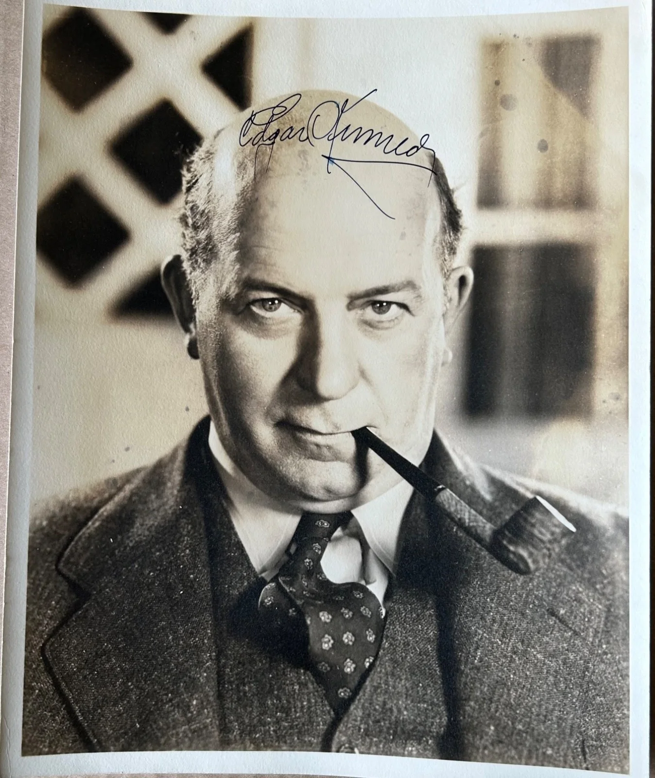 EDGAR KENNEDY—SIGNED PHOTO—BARRYMORE•DORIS DAY•REX HARRISON•OUR GANG•STAN LAUREL, изображение 3