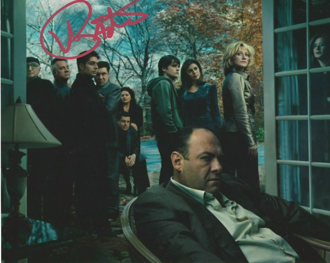 Vinnie Pastore — SOPRANOS Vinnie Pastore (Big Pussy) autographed 8x10 Cast color photo **