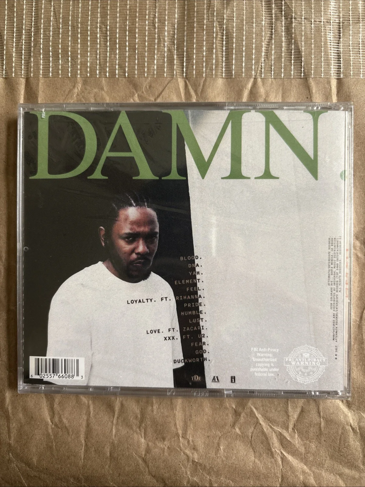 Kendrick Lamar Signed DAMN. CD Autographed - 2017 Official - RARE, image 2