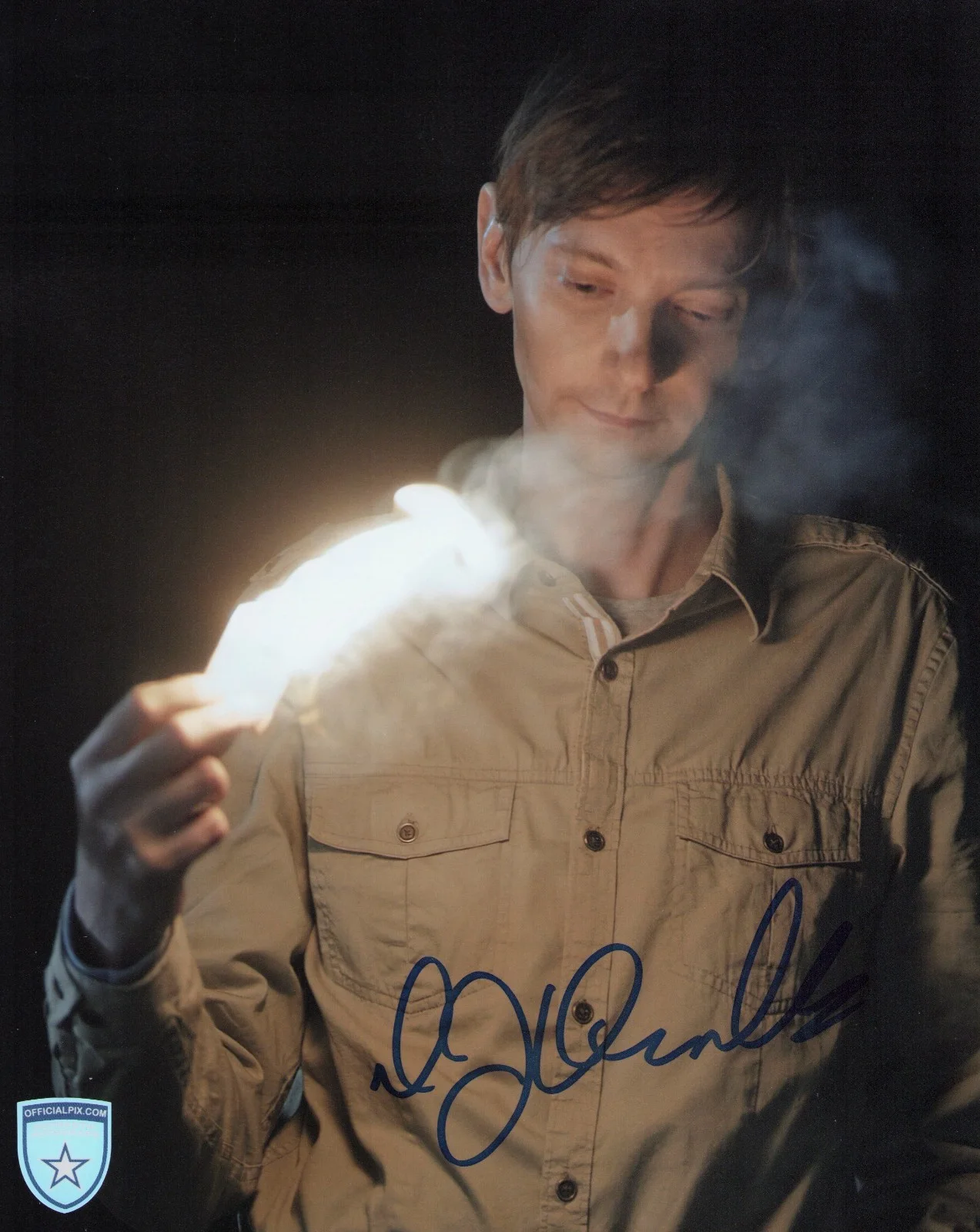 DJ Qualls — Signed DJ Qualls Once Supernatural Garth Fitzgerald 8x10 w/ Official Pix COA
