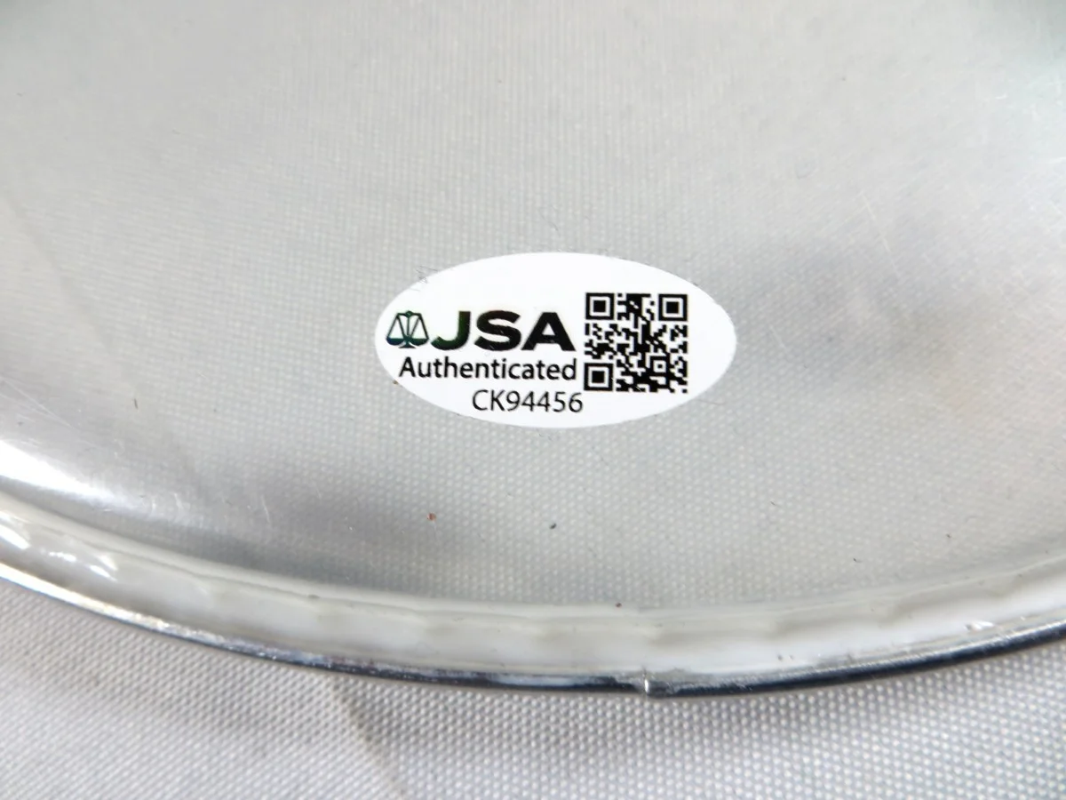 Stephen Perkins Signed Autographed 10" Drumhead Porno for Pyros JSA CK94456, image 2