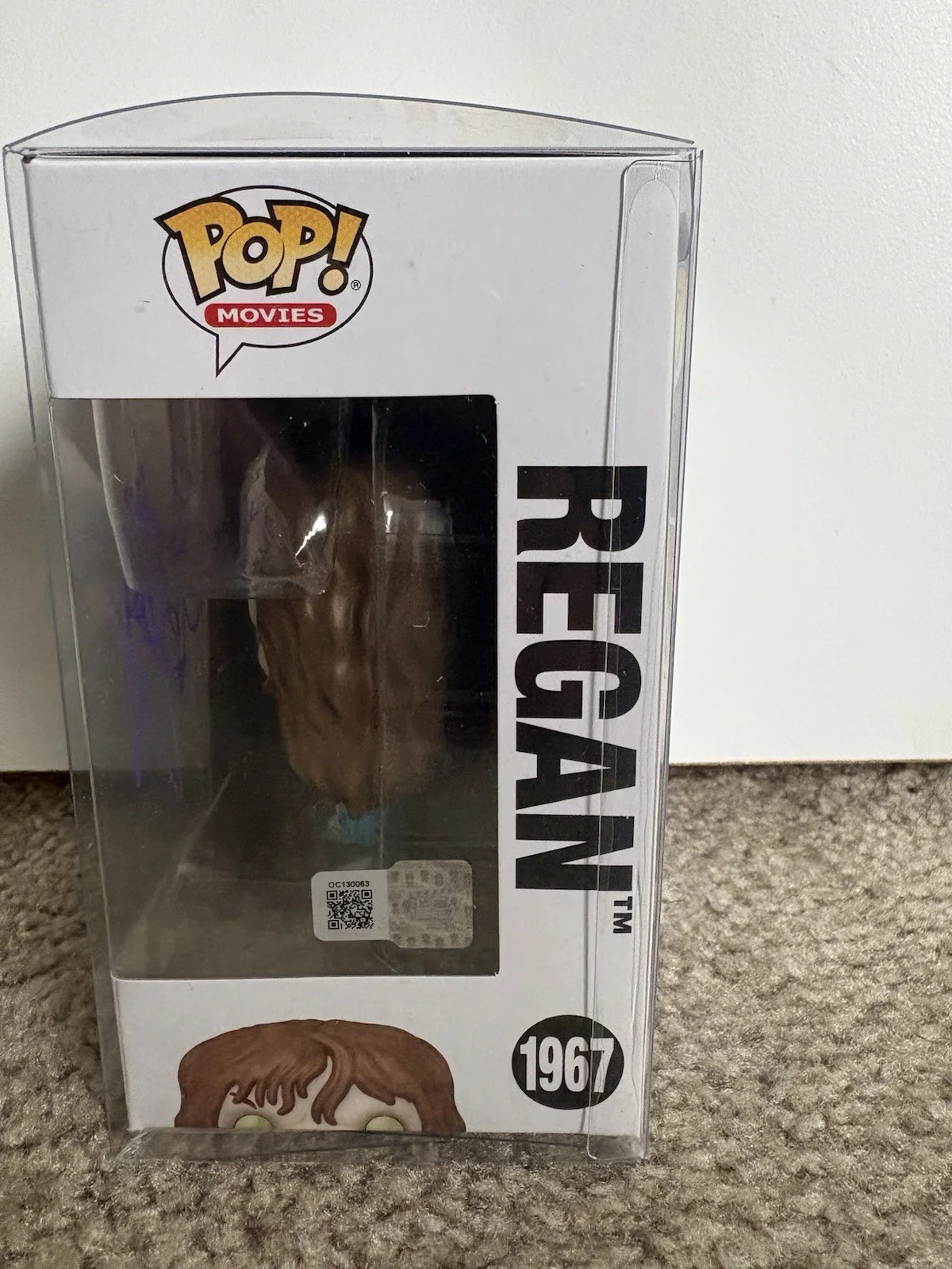 Linda Blair Signed Regan Funko Pop #1967 The Exorcist Autographed Horror, изображение 2