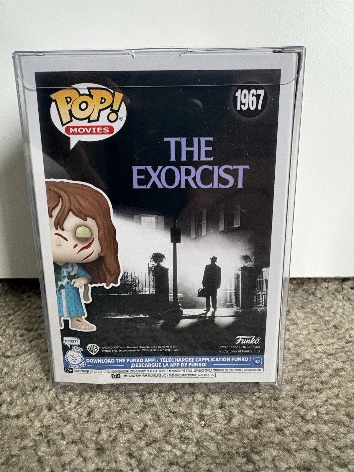 Linda Blair Signed Regan Funko Pop #1967 The Exorcist Autographed Horror, изображение 3