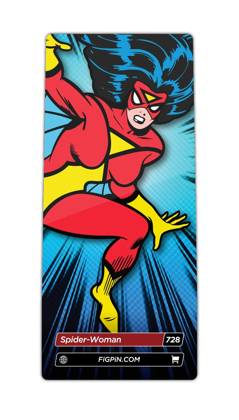 FiGPiN Spider-Woman (0728) Marvel 3-Inch Enamel Pin, изображение 2
