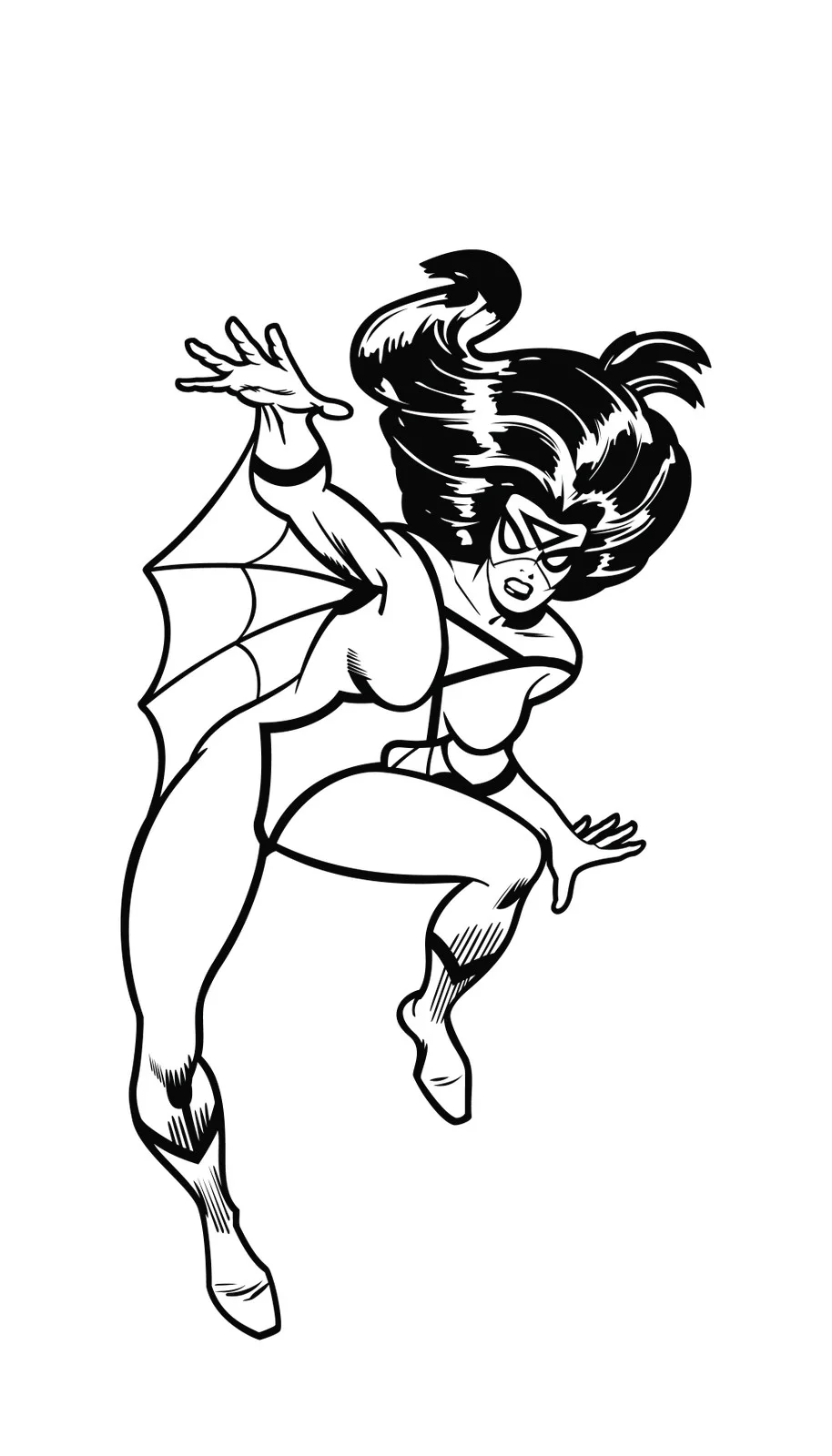 FiGPiN Spider-Woman (0728) Marvel 3-Inch Enamel Pin, изображение 5