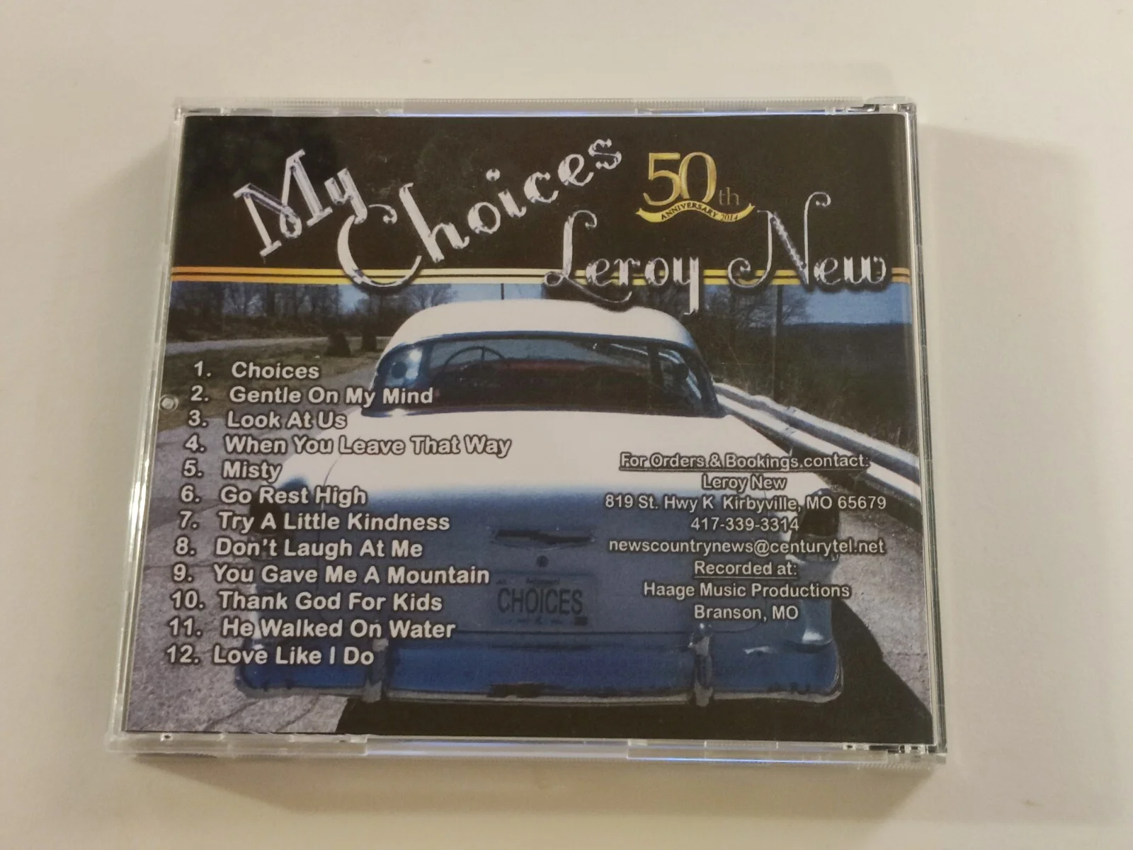 Leroy New - Choices (CD 2014) 50th Anniversary Autographed Signed, image 4