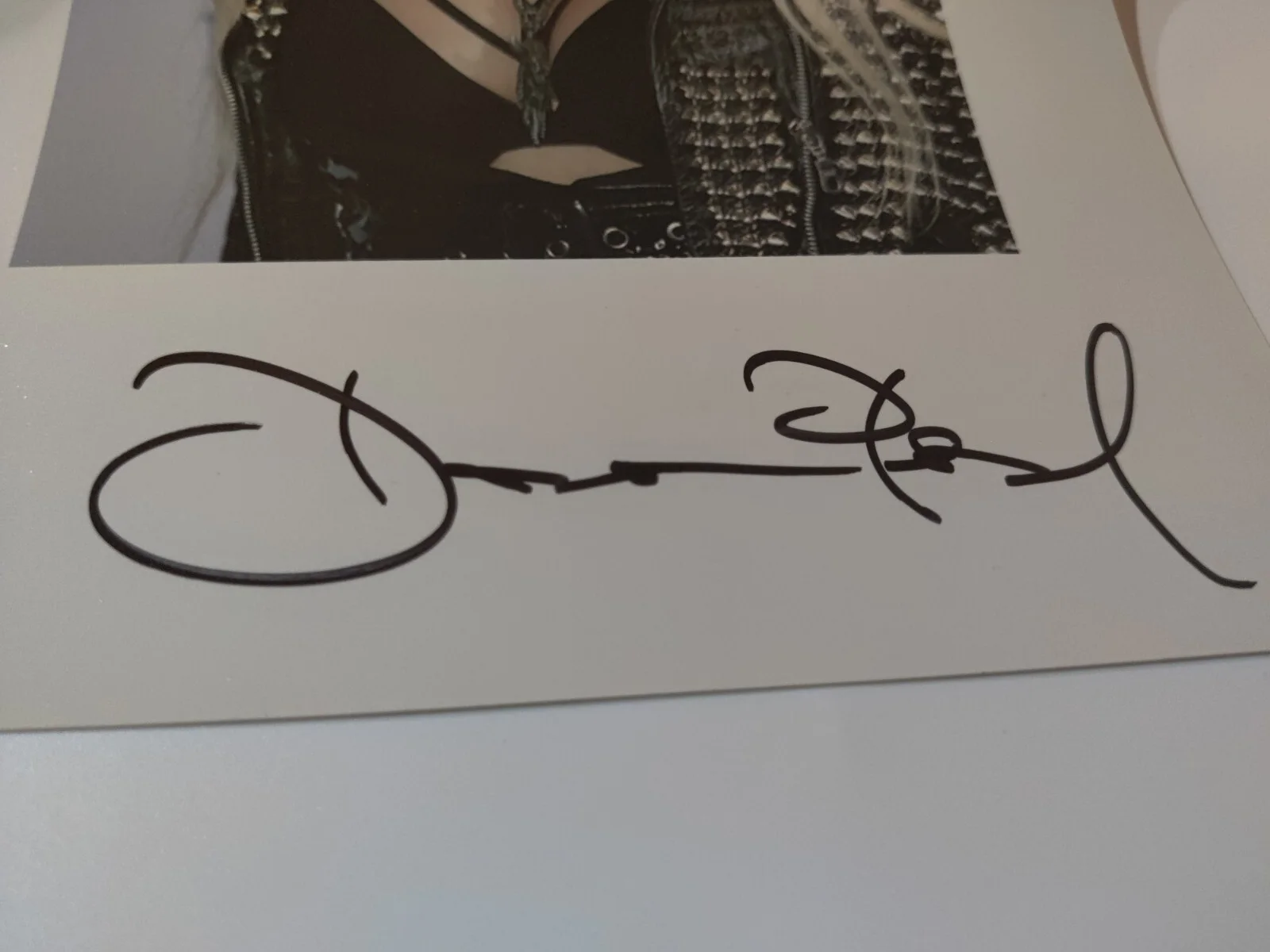 DORO PESCH SIGNED AUTOGRAPHED 8x11" Photo + 4x6" DORO Photo (unsigned), изображение 3