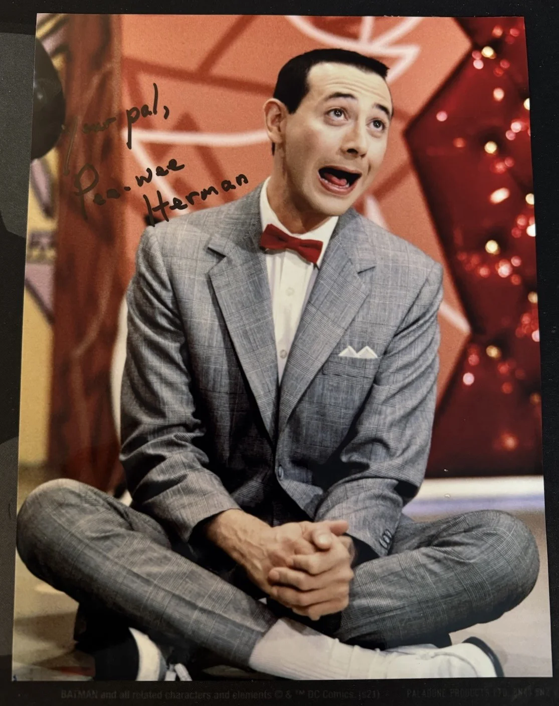 Paul Reubens — Paul Reubens Signed Pee Wee Herman 8x10 Photo Autograph