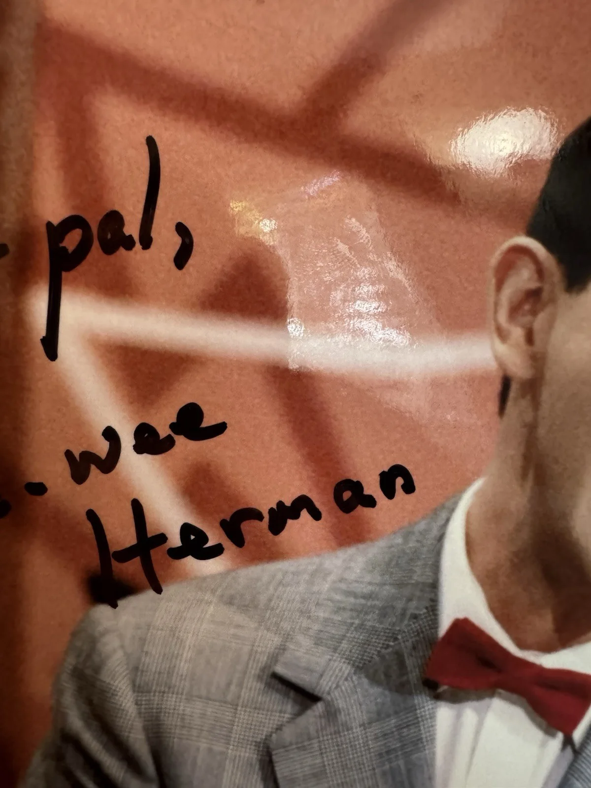 Paul Reubens — Paul Reubens Signed Pee Wee Herman 8x10 Photo Autograph, image 5