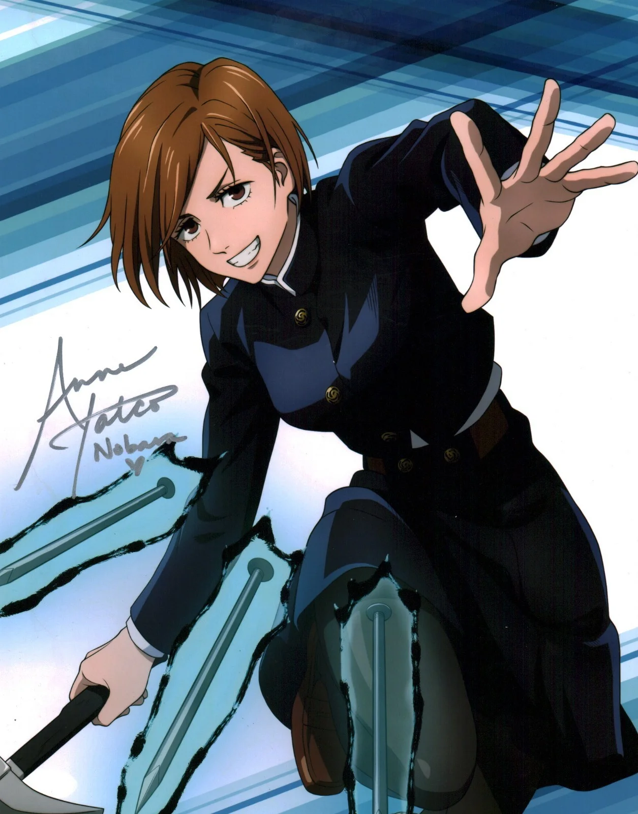 Anne Yatco — Anne Yatco Jujutsu Kaisen 11x14 Photo Poster JSA Certified Autograph