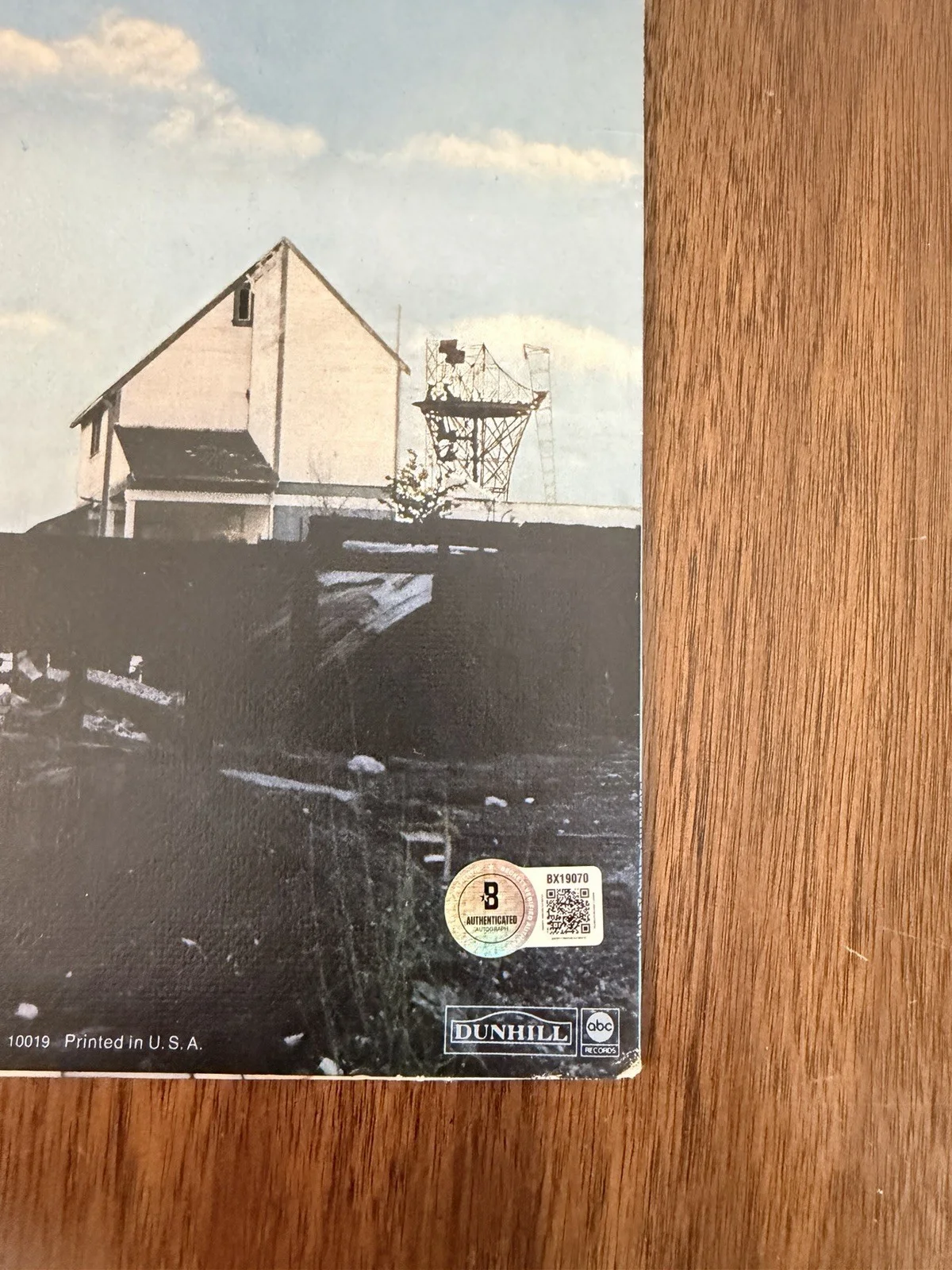 Danny Hutton ‘Three Dog Night’ Signed Vinyl Album ‘Cyan’ Beckett, image 3