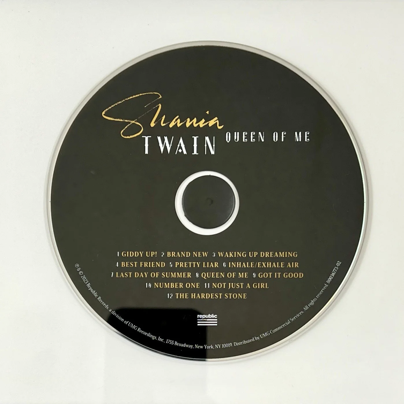 Shania Twain SIGNED Framed CD Art Card Queen Of Me BAS Beckett BJ71311, изображение 4