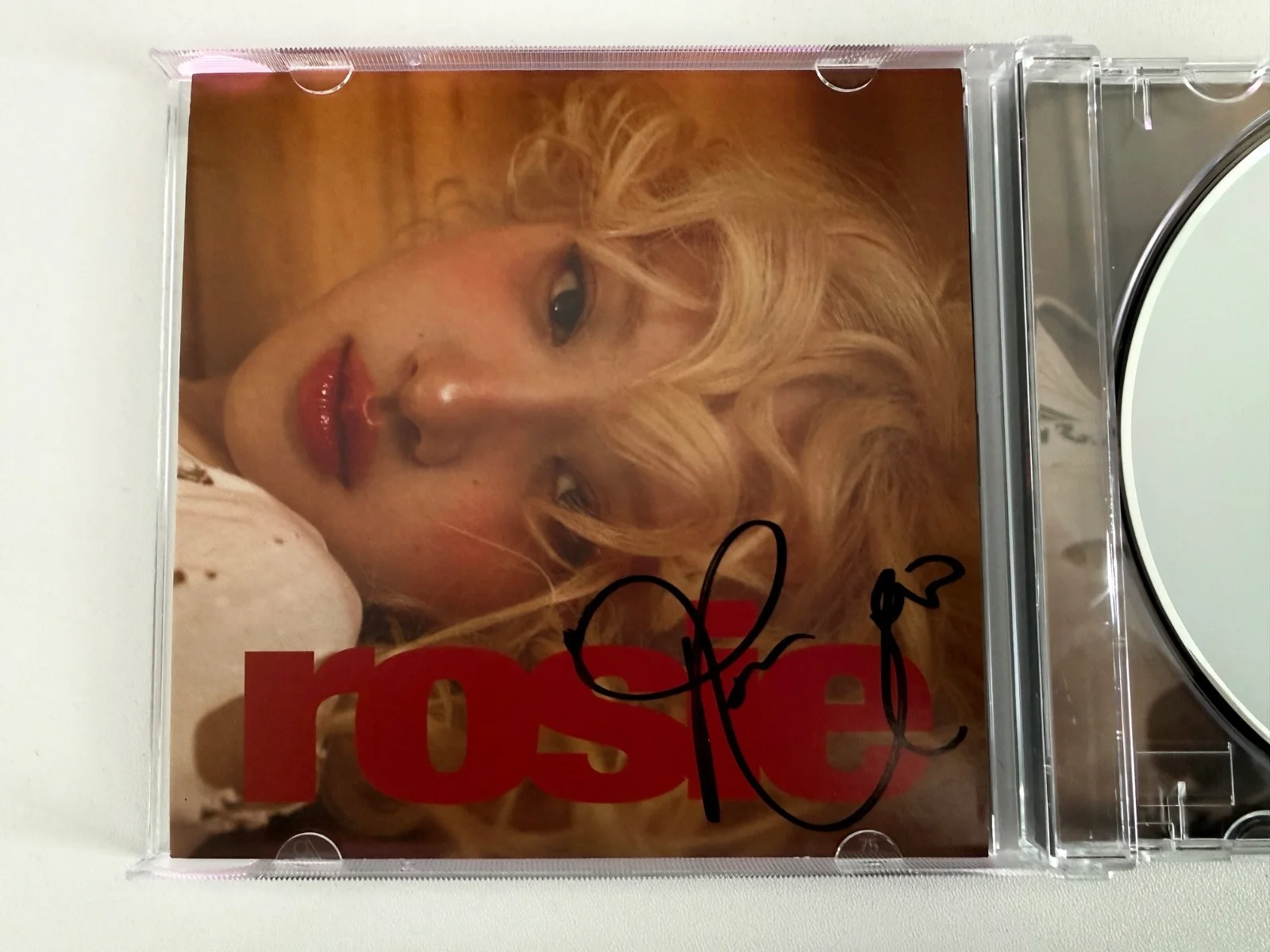ROSÉ Rosie Jewel Case CD Signed Version with Lyric Book - BLACKPINK, image 2