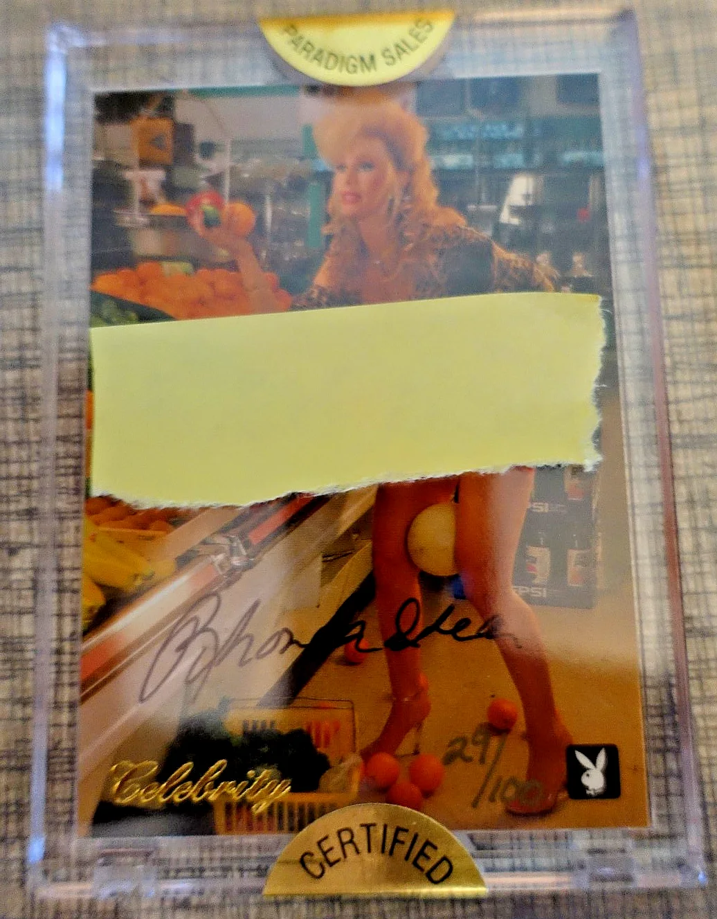 RHONDA SHEAR Signed Autographed Certified "Up All Night" LE 29/100 Gold Var. 2RS, image 2