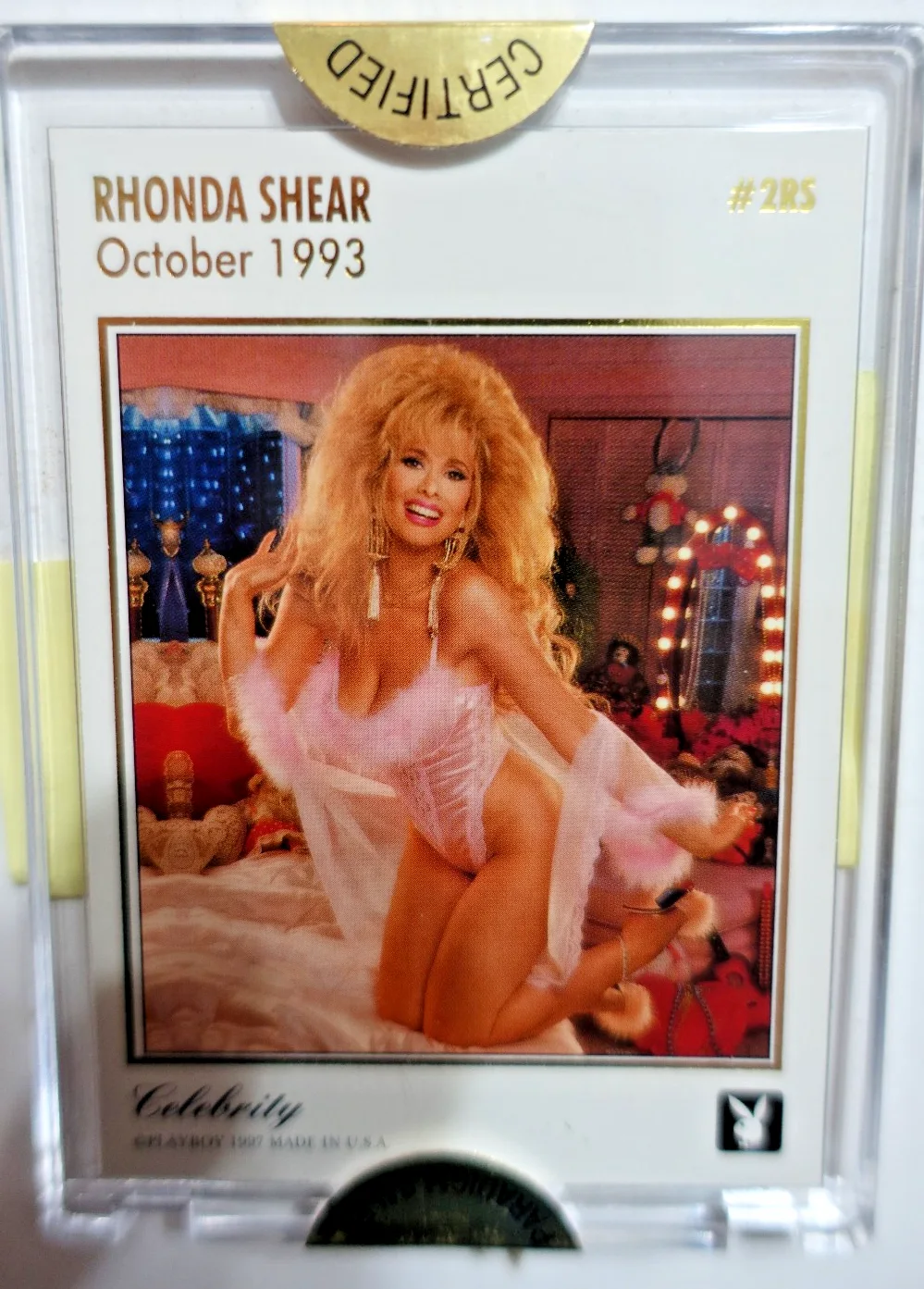 RHONDA SHEAR Signed Autographed Certified "Up All Night" LE 29/100 Gold Var. 2RS, image 3